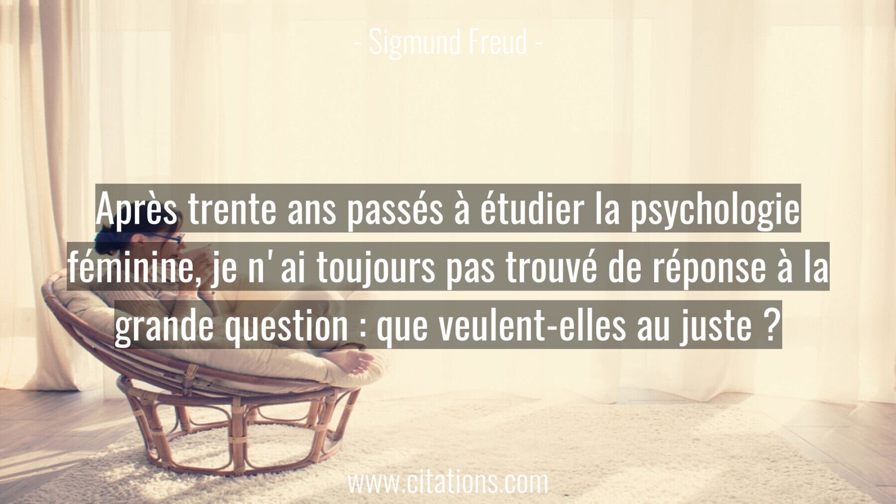 Après trente ans passés à étudier la psychologie féminine, je