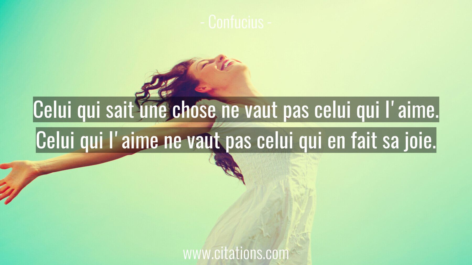 Celui qui sait une chose ne vaut pas celui qui