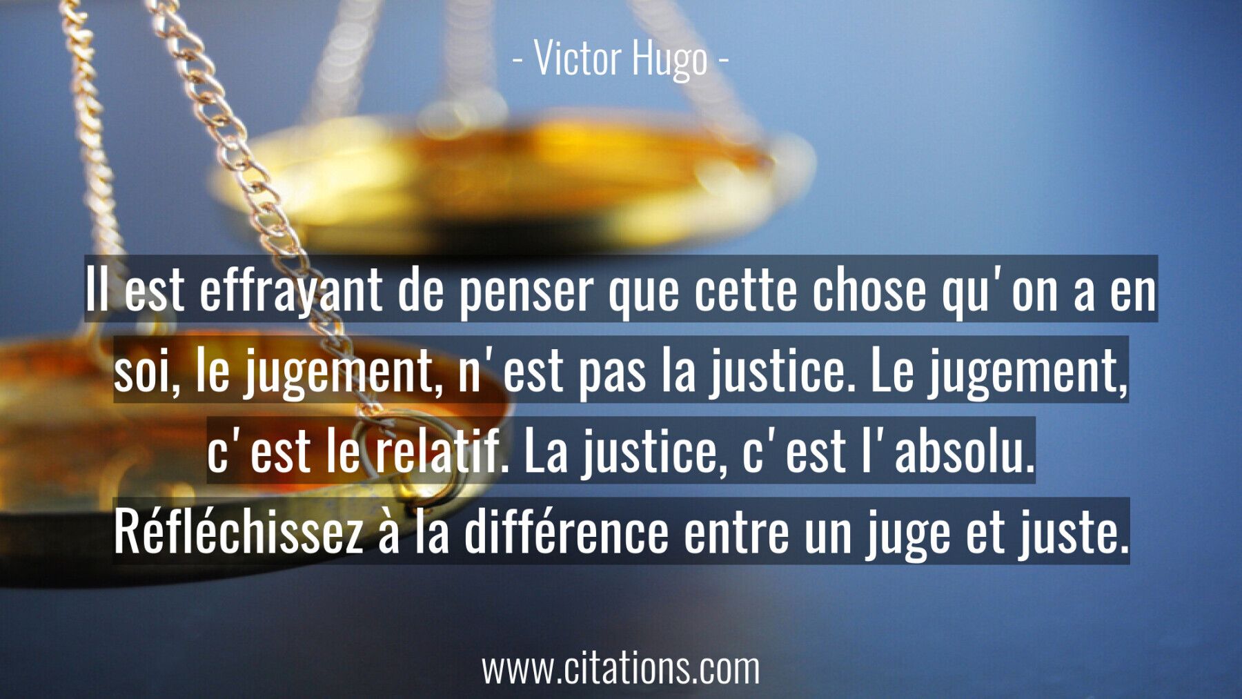 Il est effrayant de penser que cette chose qu'on a