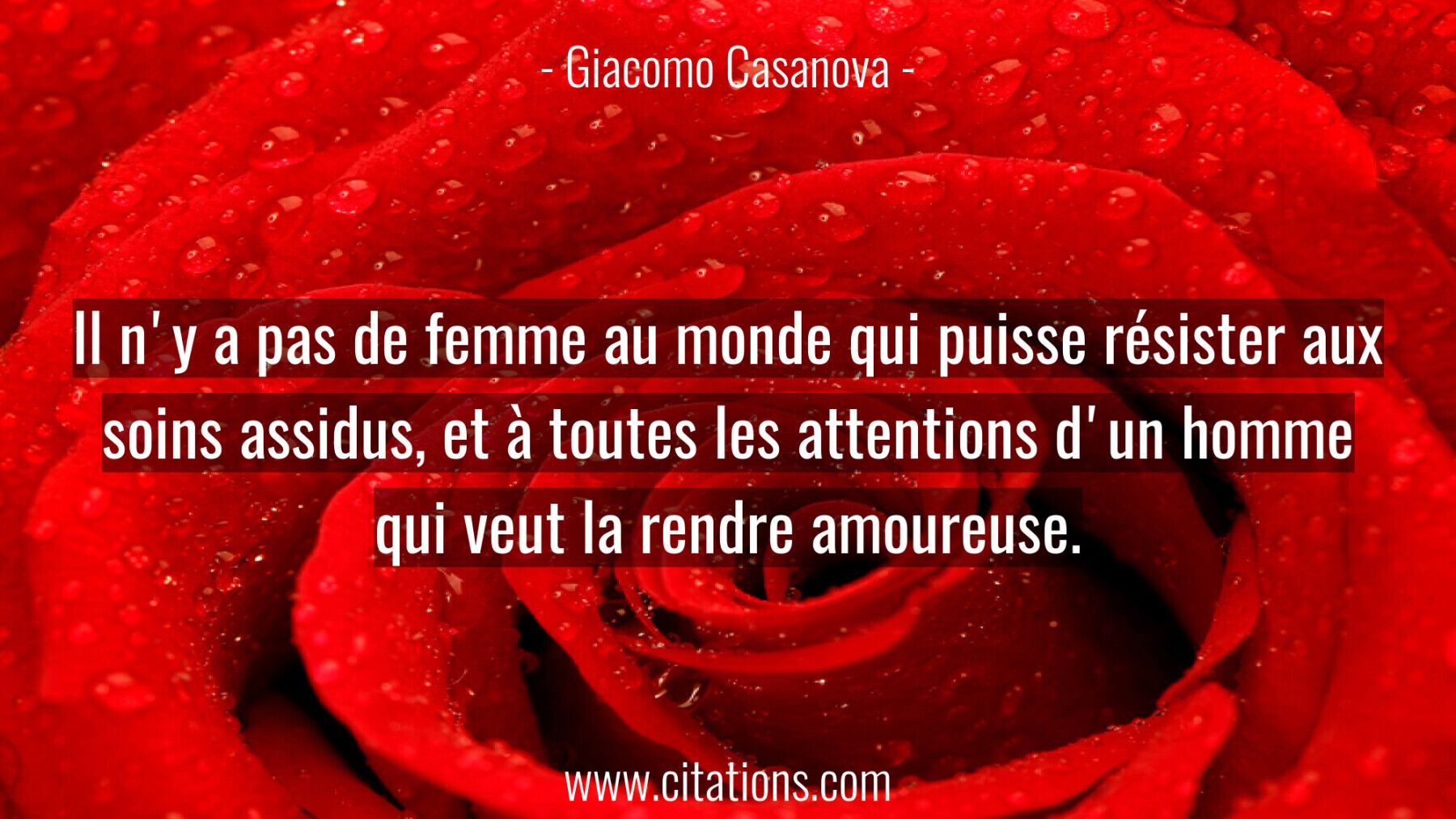 Il n'y a pas de femme au monde qui puisse