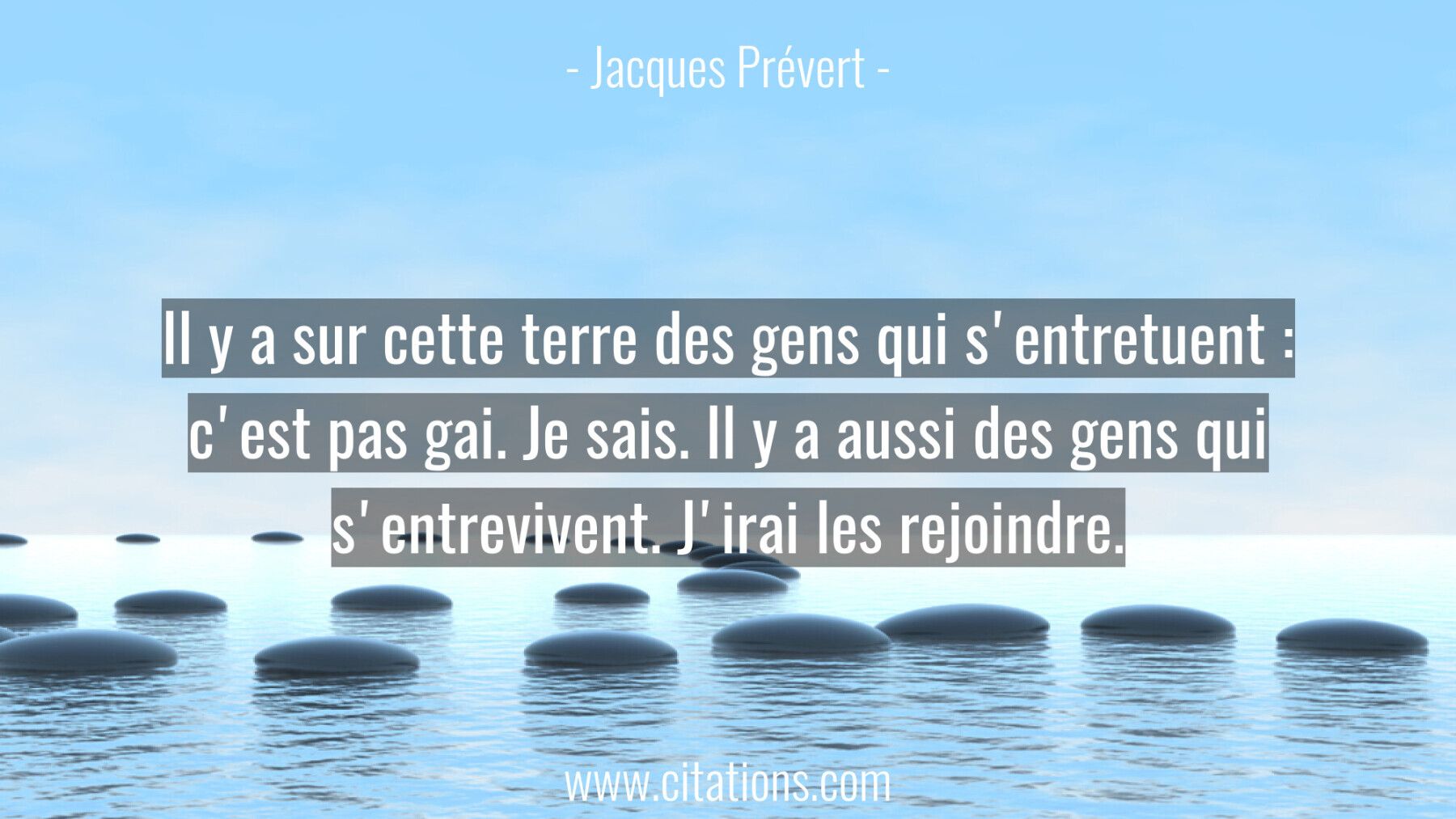 Il y a sur cette terre des gens qui s'entretuent
