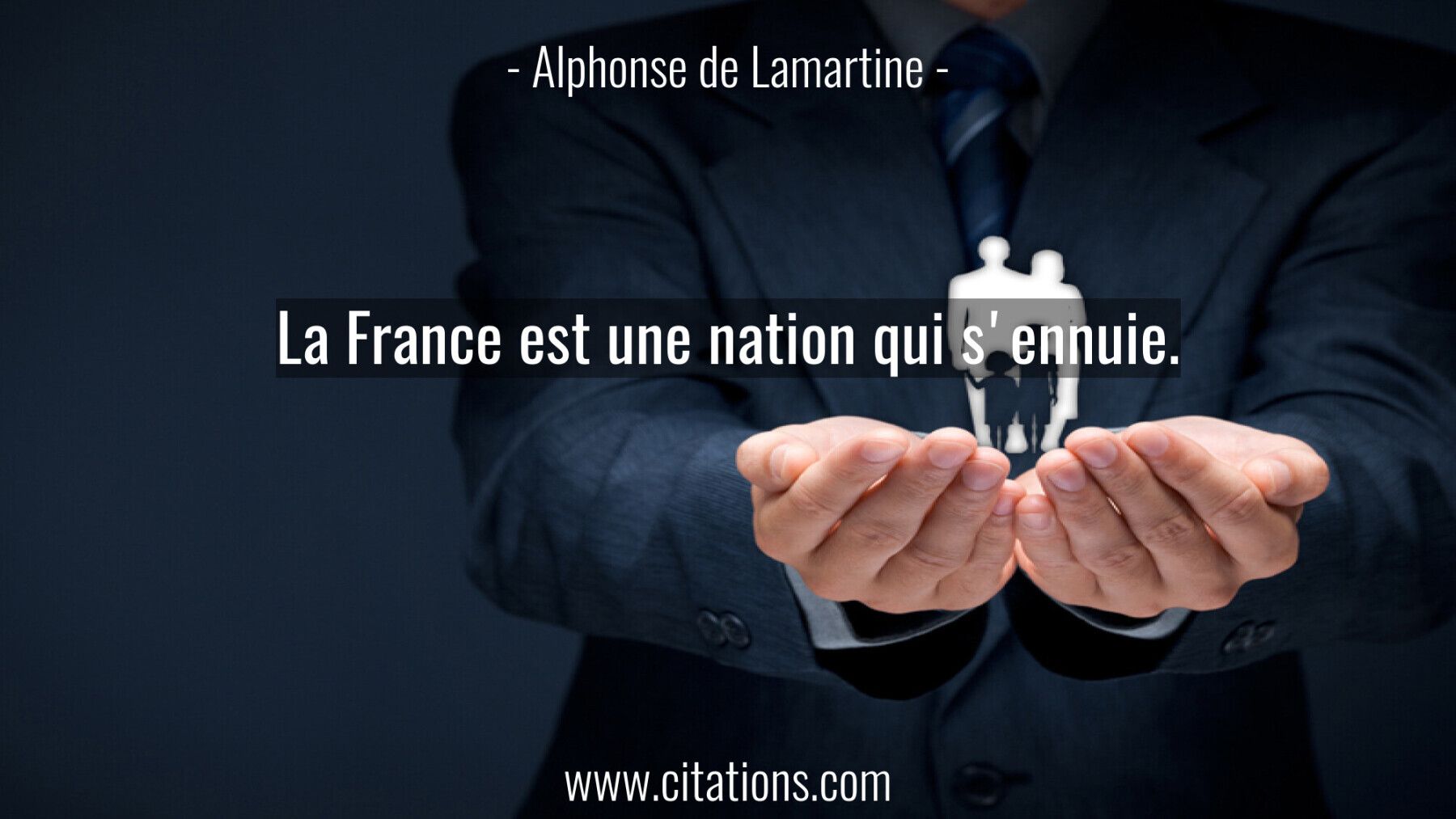 La France est une nation qui s'ennuie.