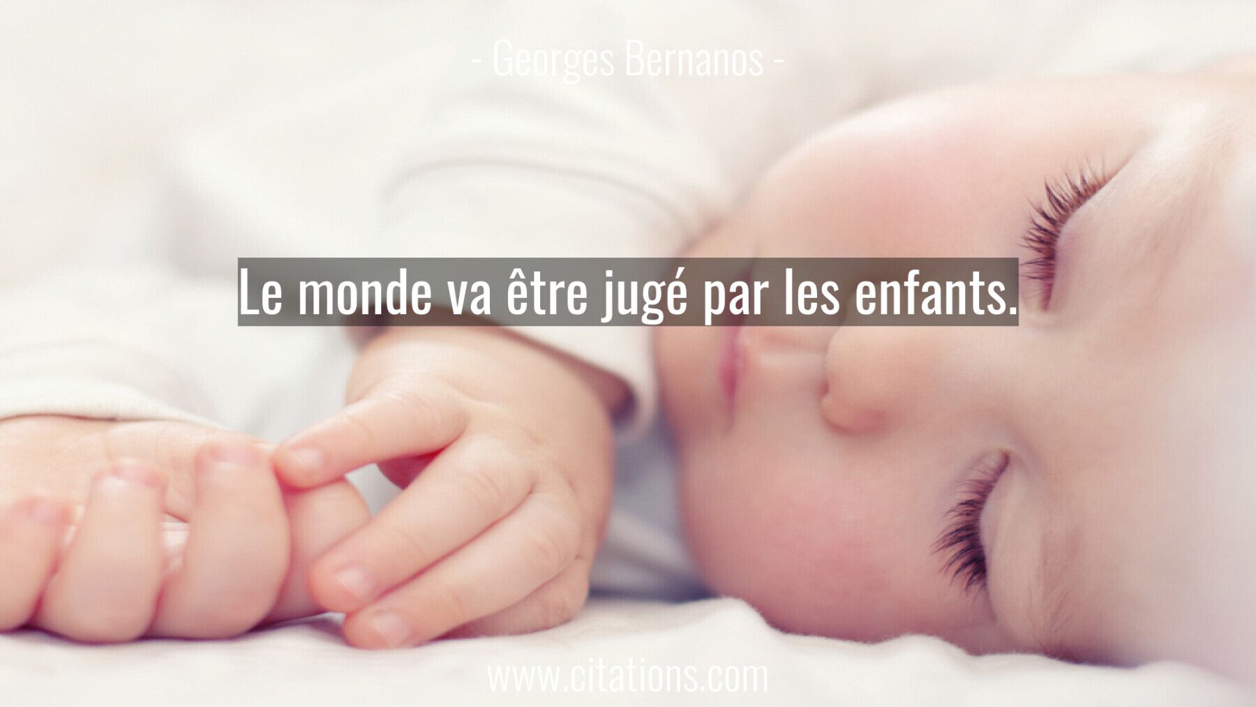 Le monde va être jugé par les enfants.