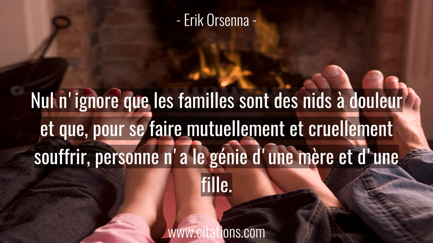 Nul n'ignore que les familles sont des nids à douleur et que, pour se faire mutuellement et cruellement souffrir, person...