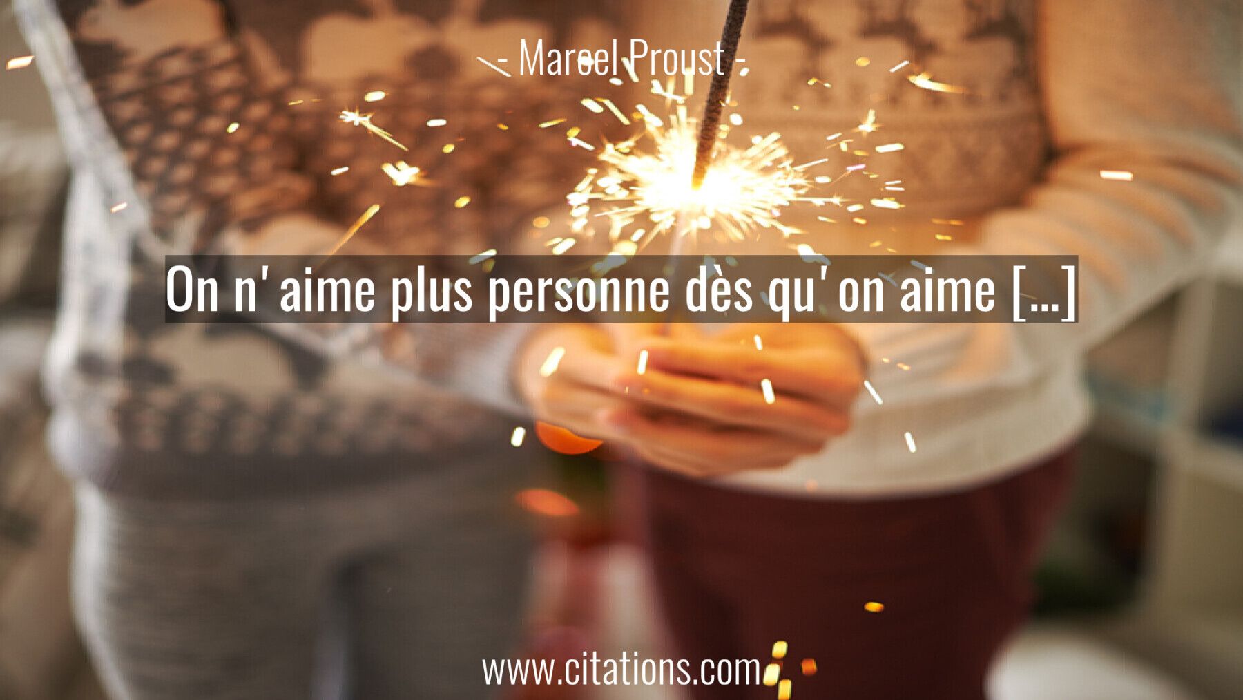 On n'aime plus personne dès qu'on aime […]