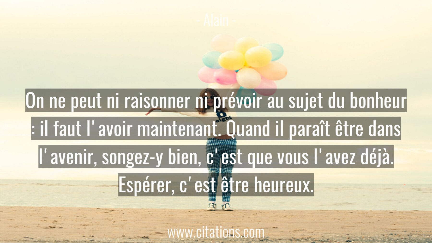 On ne peut ni raisonner ni prévoir au sujet du