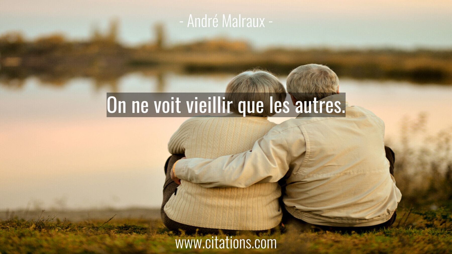 On ne voit vieillir que les autres.