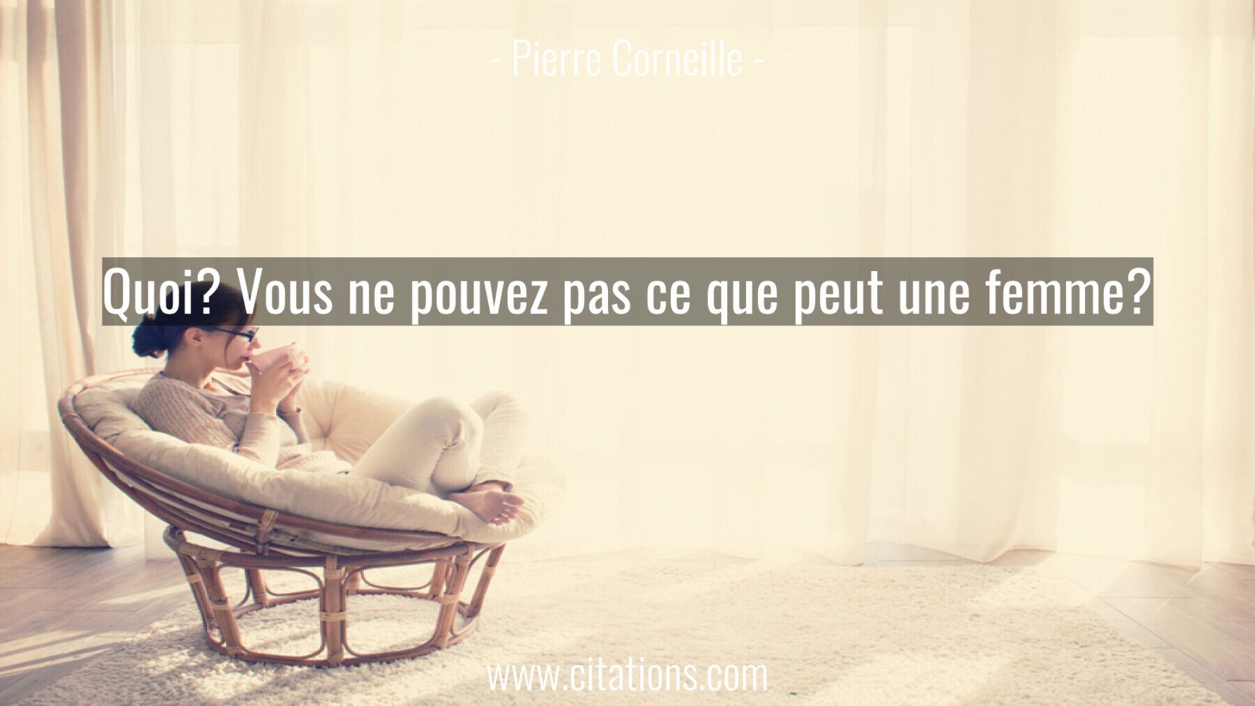 Quoi? Vous ne pouvez pas ce que peut une femme?