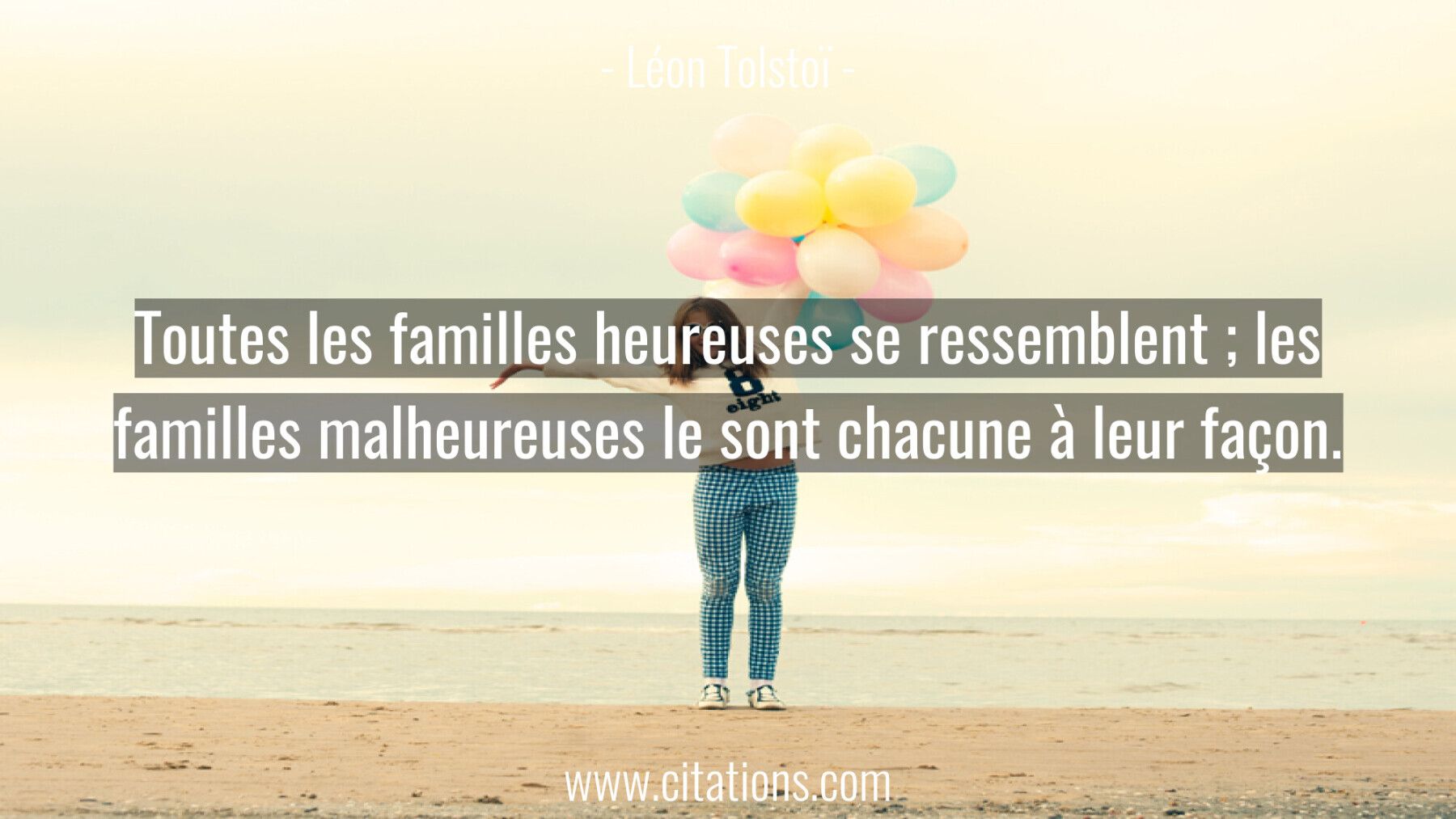 Toutes les familles heureuses se ressemblent ; les familles malheureuses