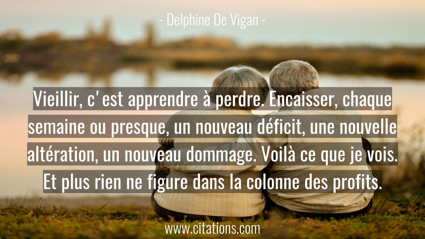 Vieillir, c'est apprendre à perdre. Encaisser, chaque semaine ou presque, un nouveau déficit, une nouvelle altération, u...