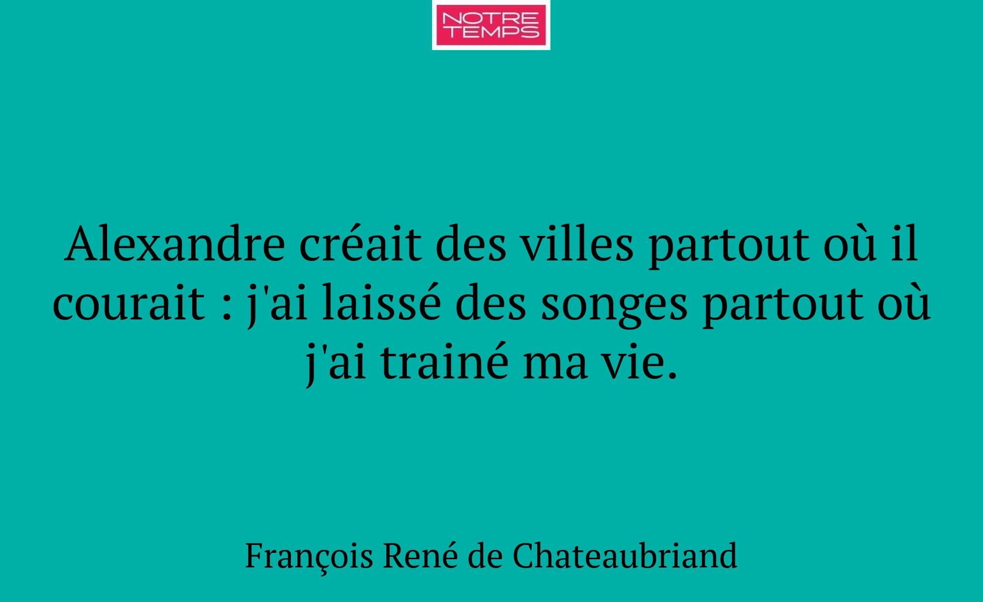Alexandre créait des villes partout où il courait...