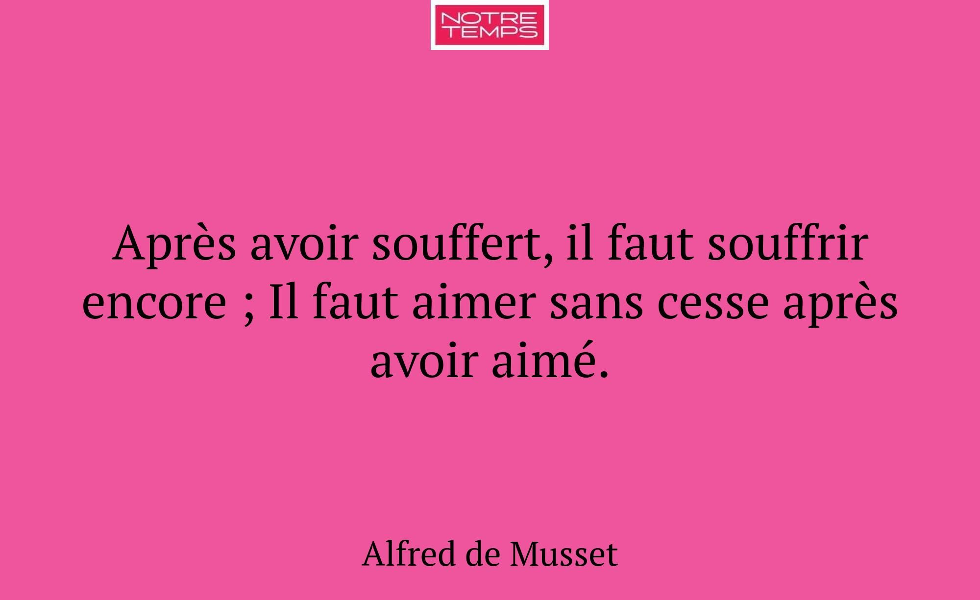 Après avoir souffert, il faut souffrir encore ; Il...