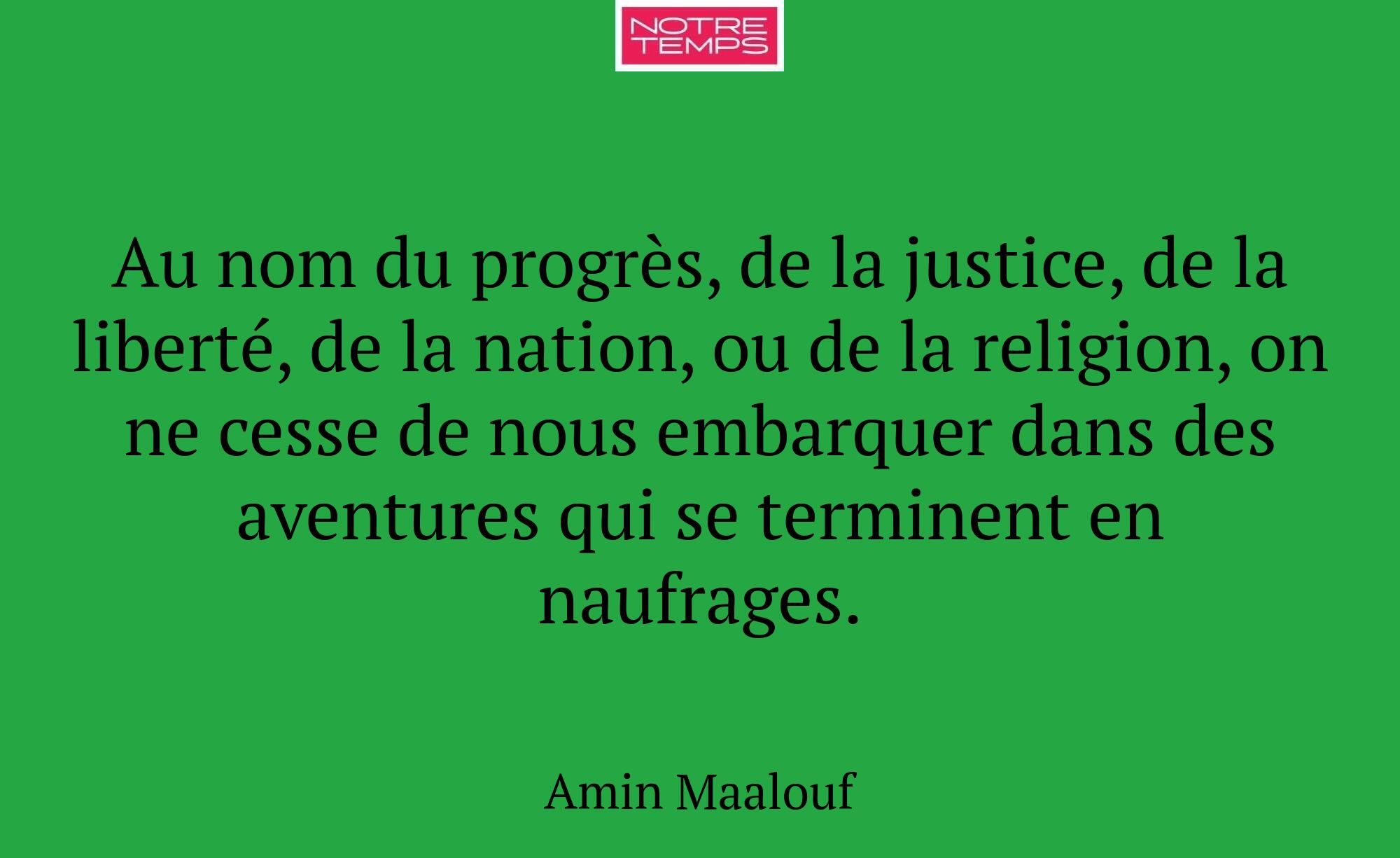 Au nom du progrès, de la justice, de la liberté, d...
