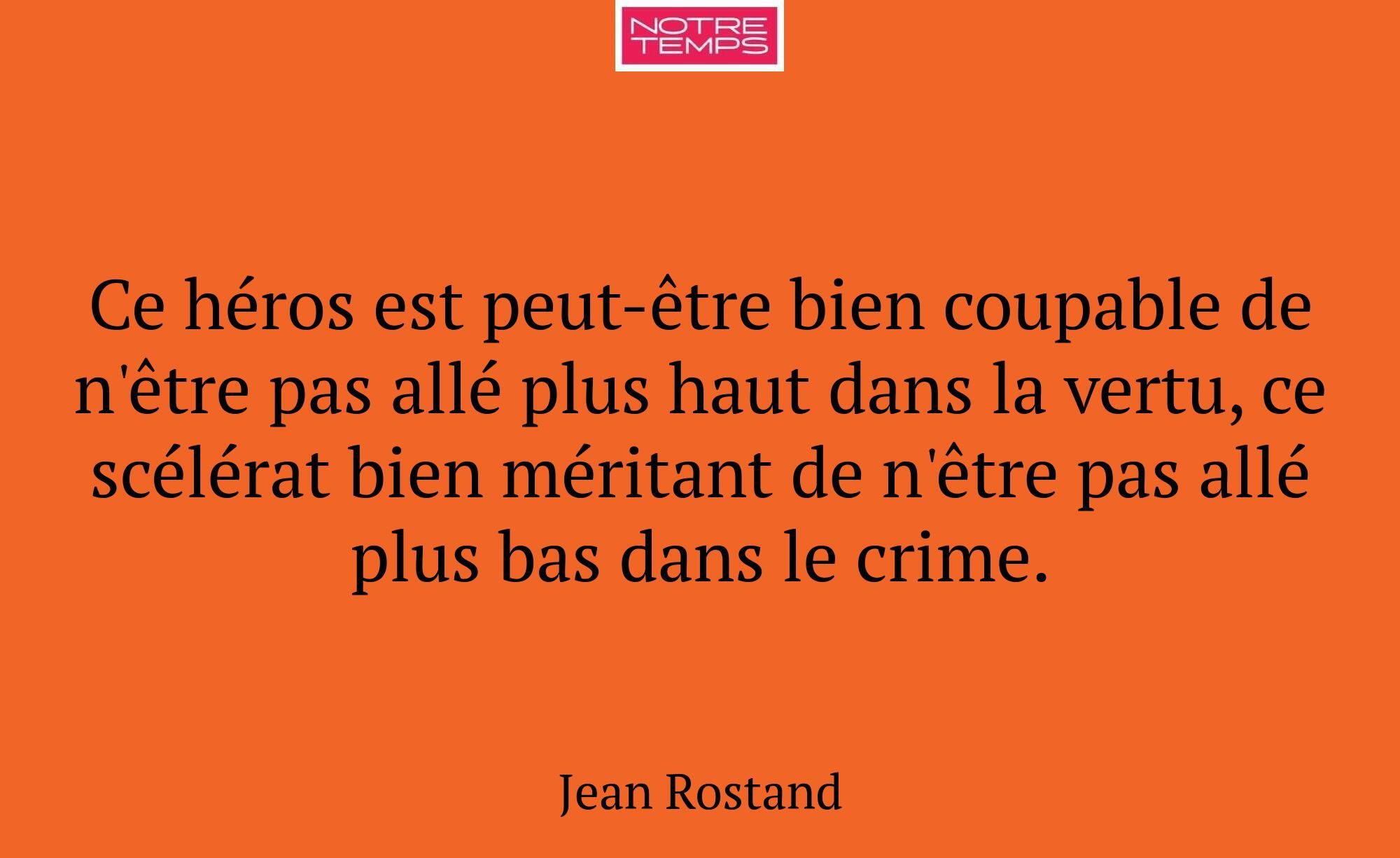 Ce héros est peut-être bien coupable de n'être pas...