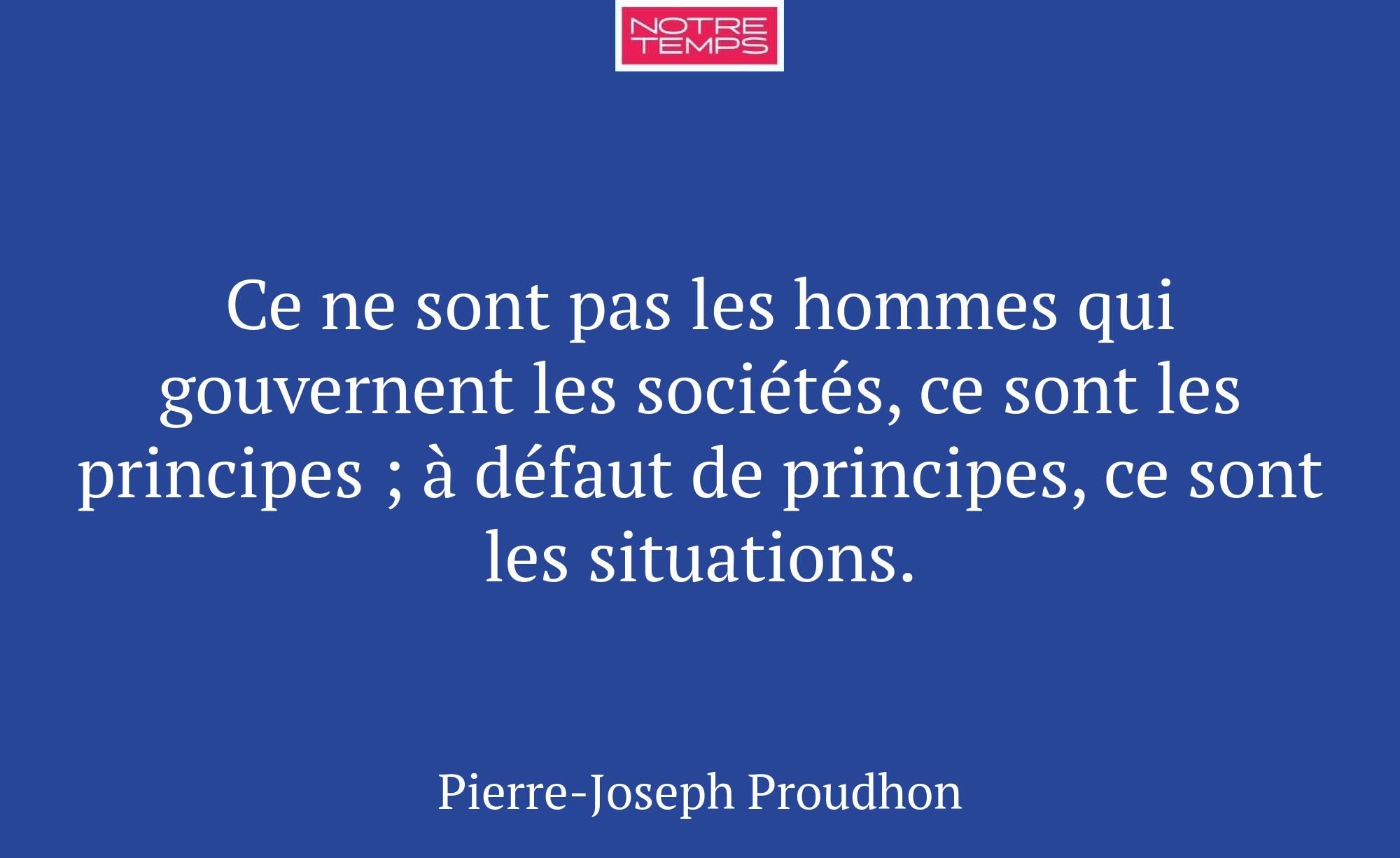 Ce ne sont pas les hommes qui gouvernent les socié...
