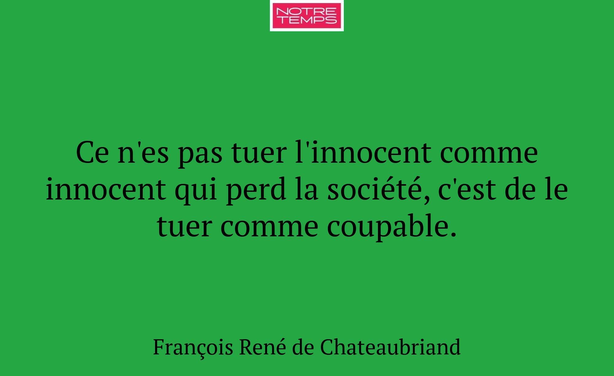 Ce n'es pas tuer l'innocent comme innocent qui per...