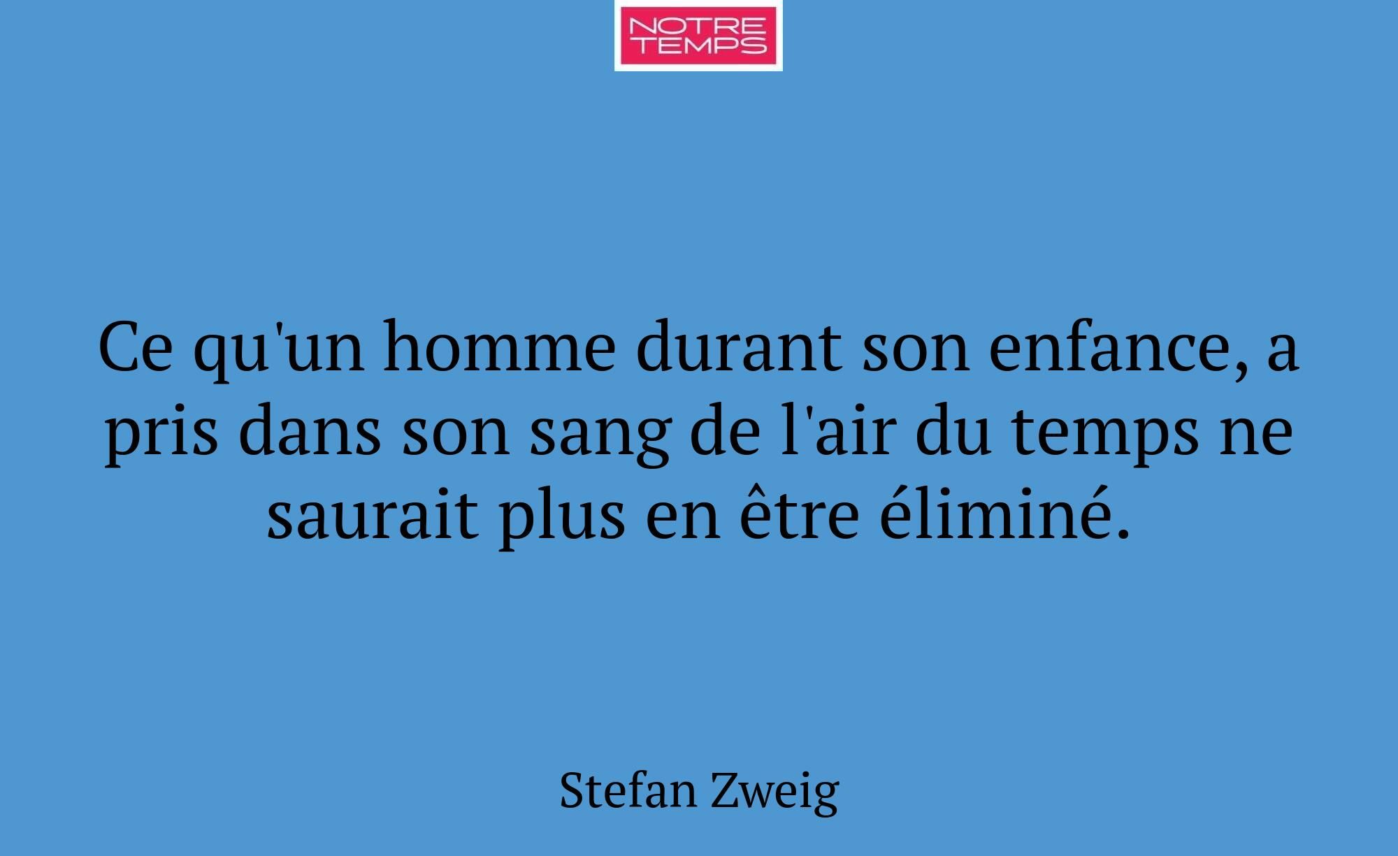 Ce qu'un homme durant son enfance, a pris dans son...