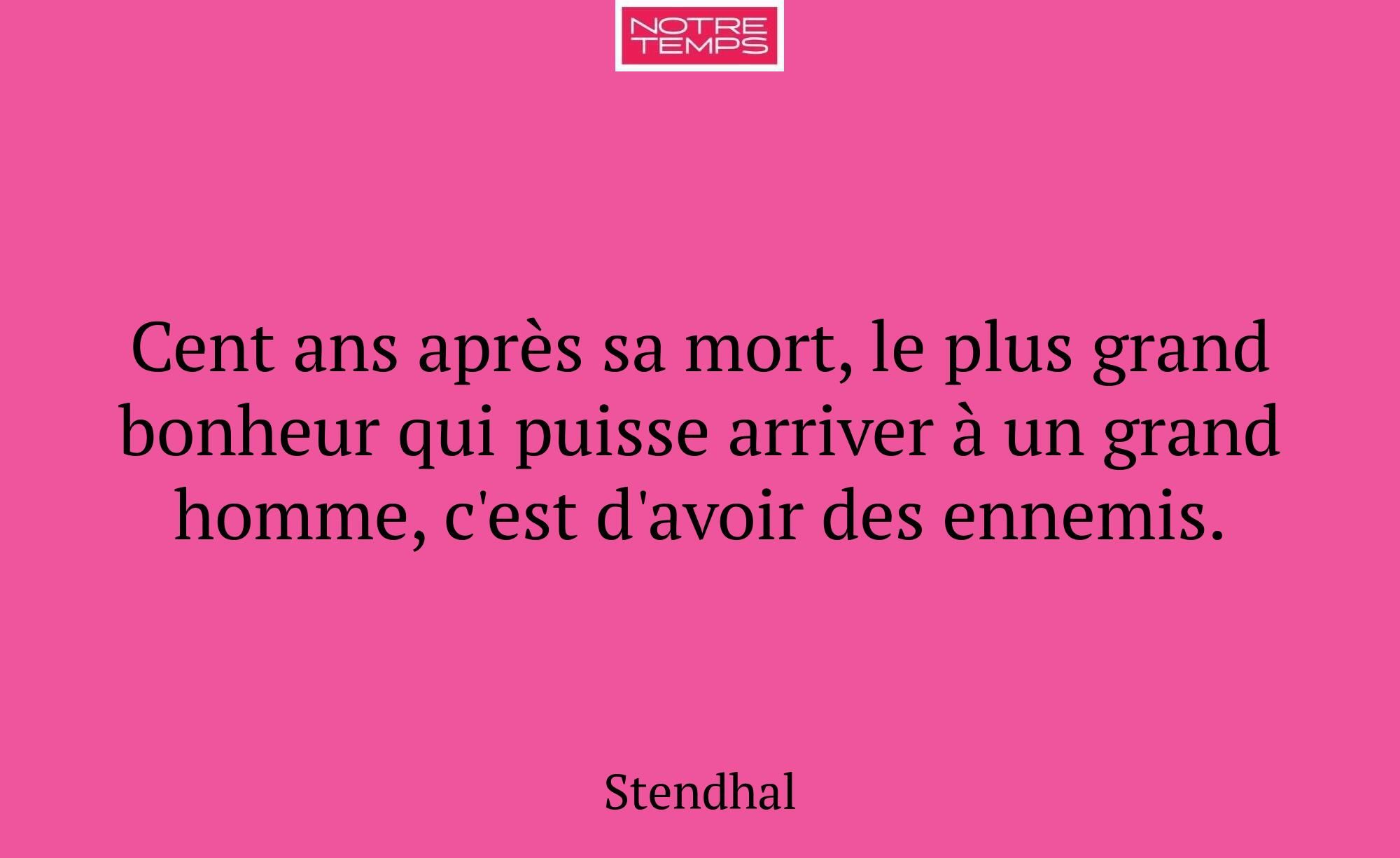 Cent ans après sa mort, le plus grand bonheur qui...
