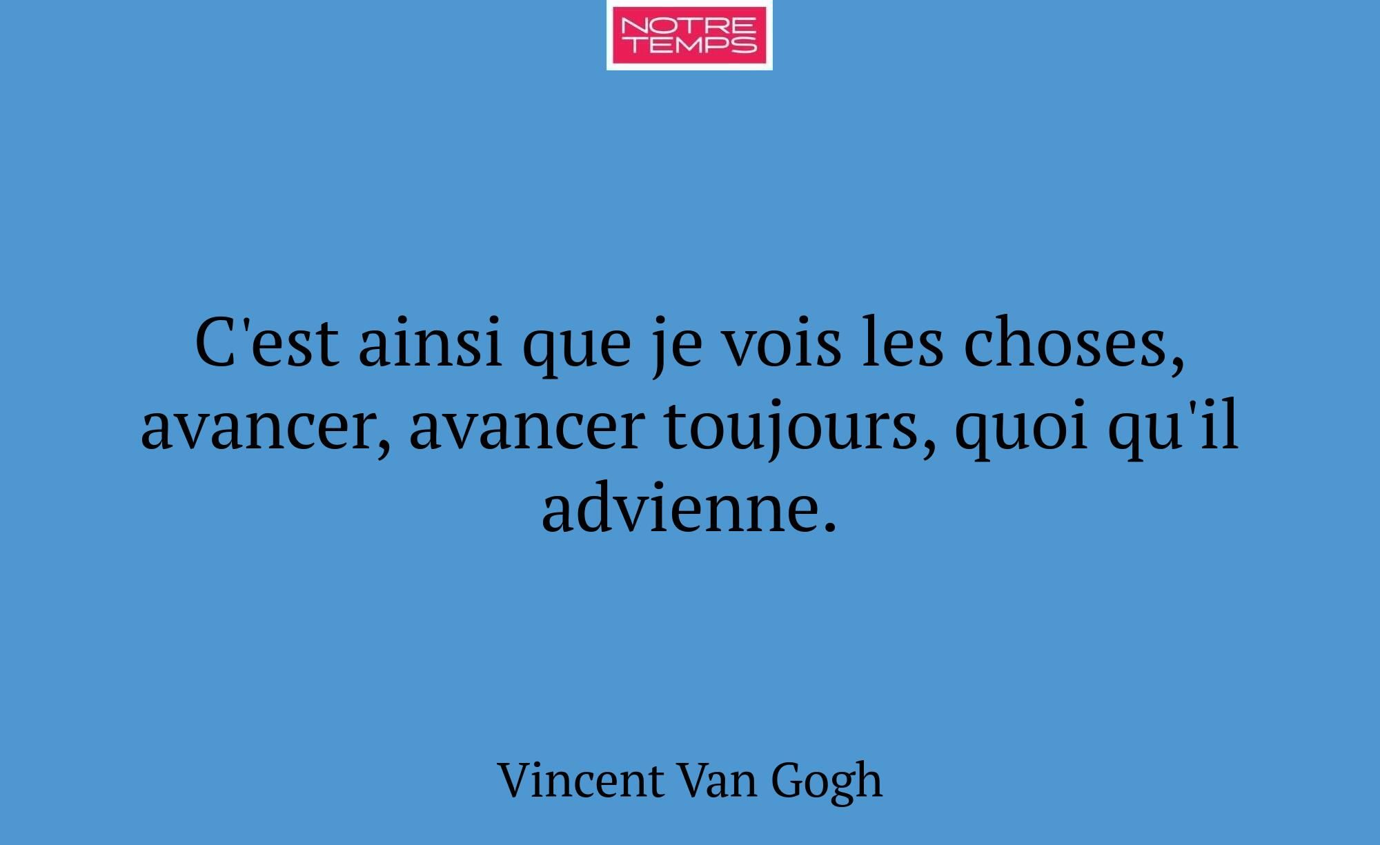 C'est ainsi que je vois les choses, avancer, avanc...