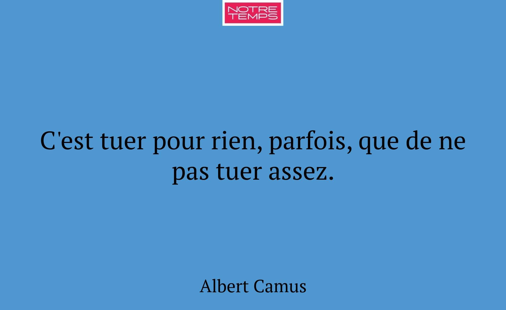 C'est tuer pour rien, parfois, que de ne pas tuer...