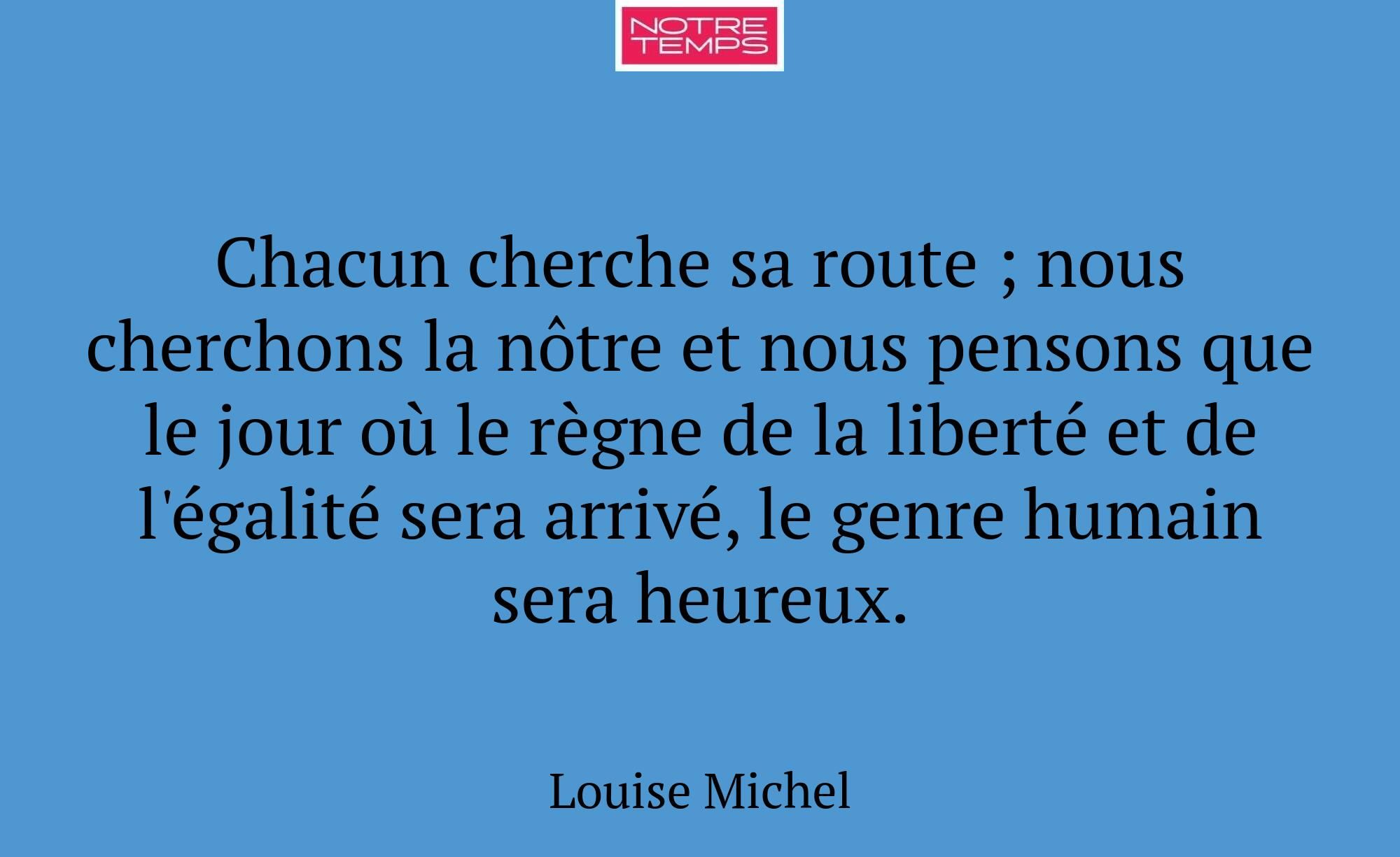 Chacun cherche sa route ; nous cherchons la nôtre...