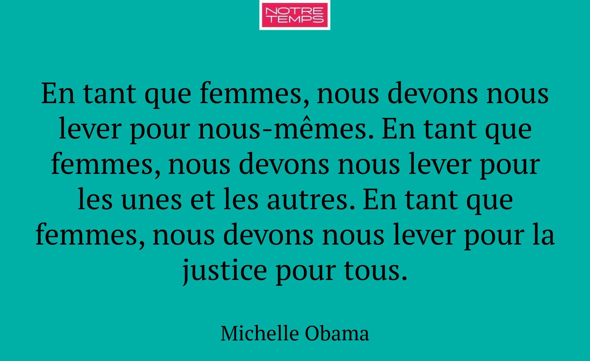 En tant que femmes, nous devons nous lever pour no...