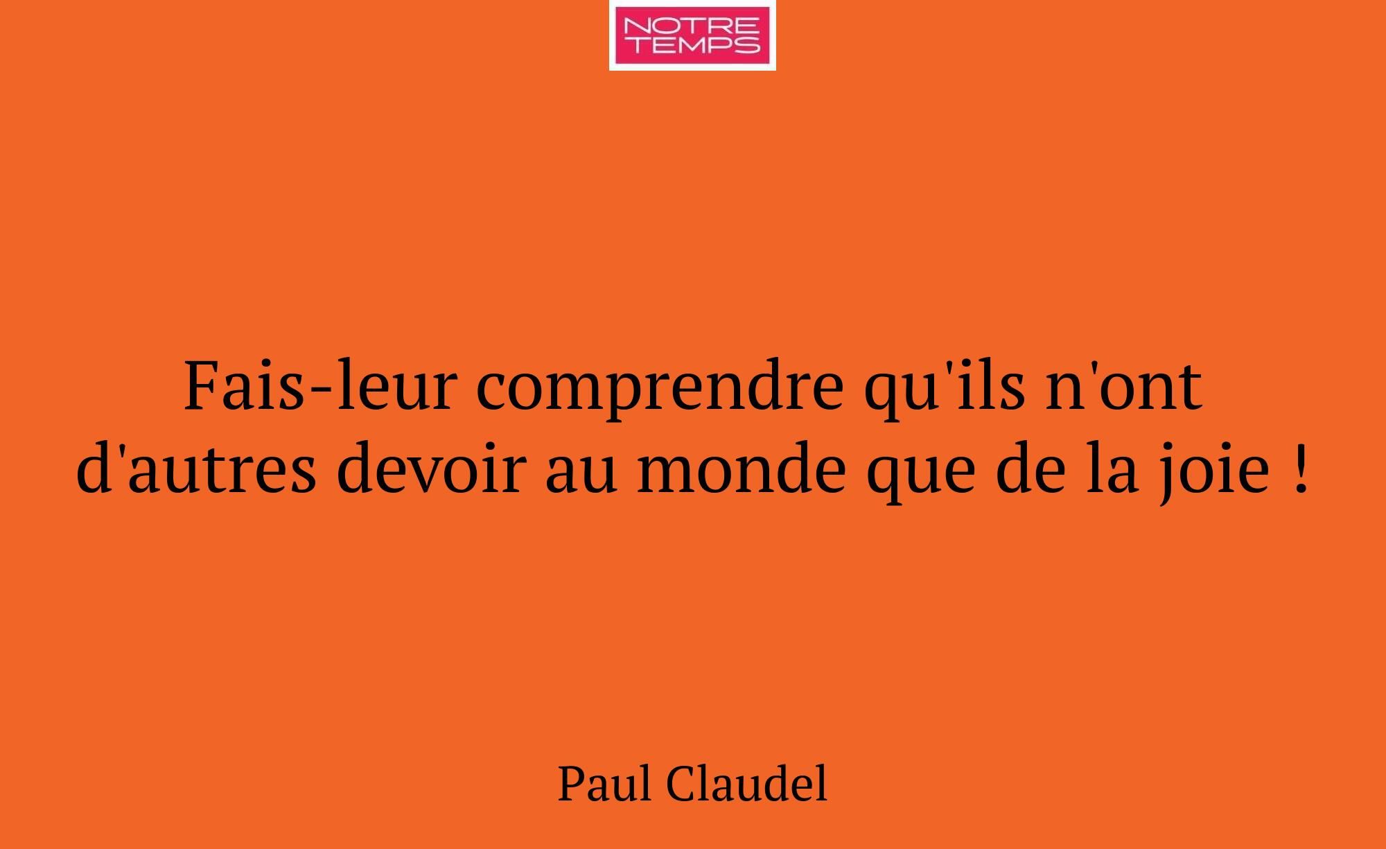 Fais-leur comprendre qu'ils n'ont d'autres devoir...