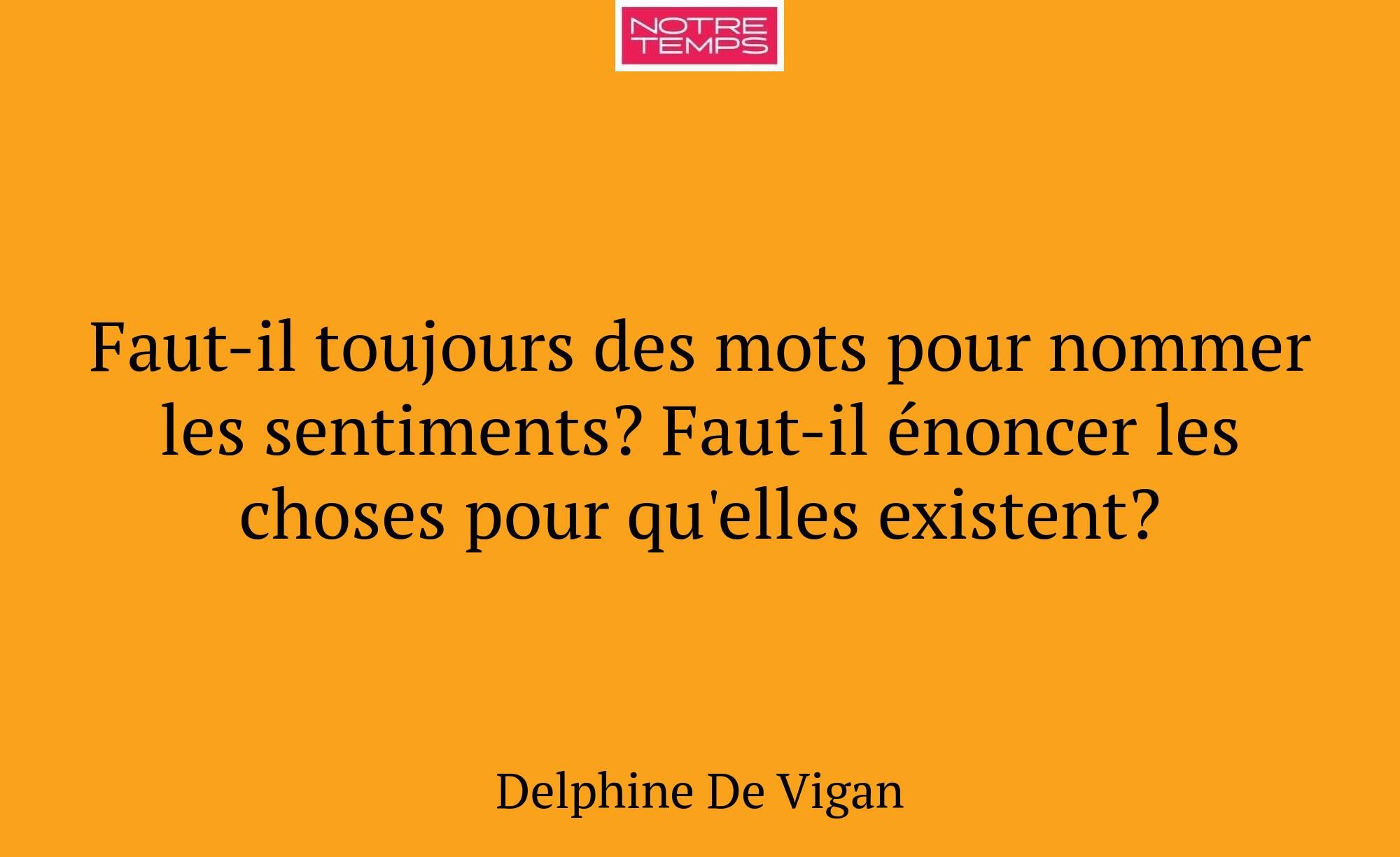 Faut-il toujours des mots pour nommer les sentimen...