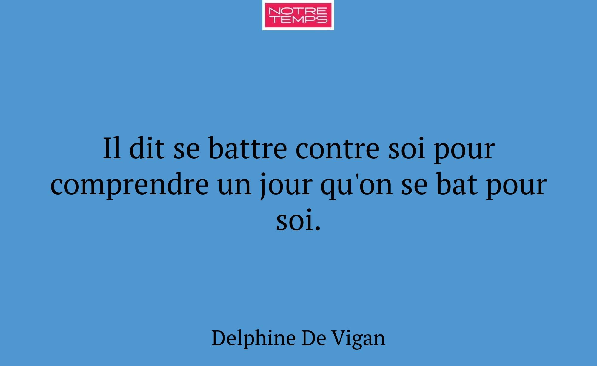 Il dit se battre contre soi pour comprendre un jou...