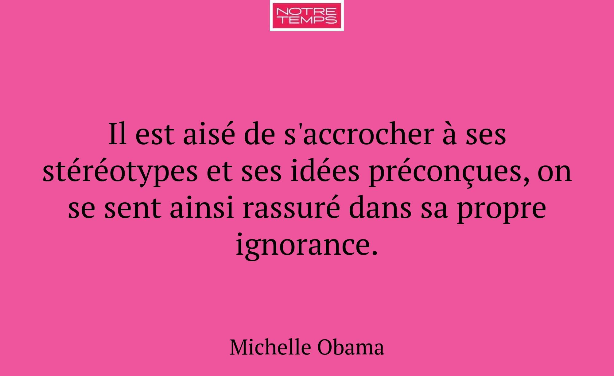 Il est aisé de s'accrocher à ses stéréotypes et se...