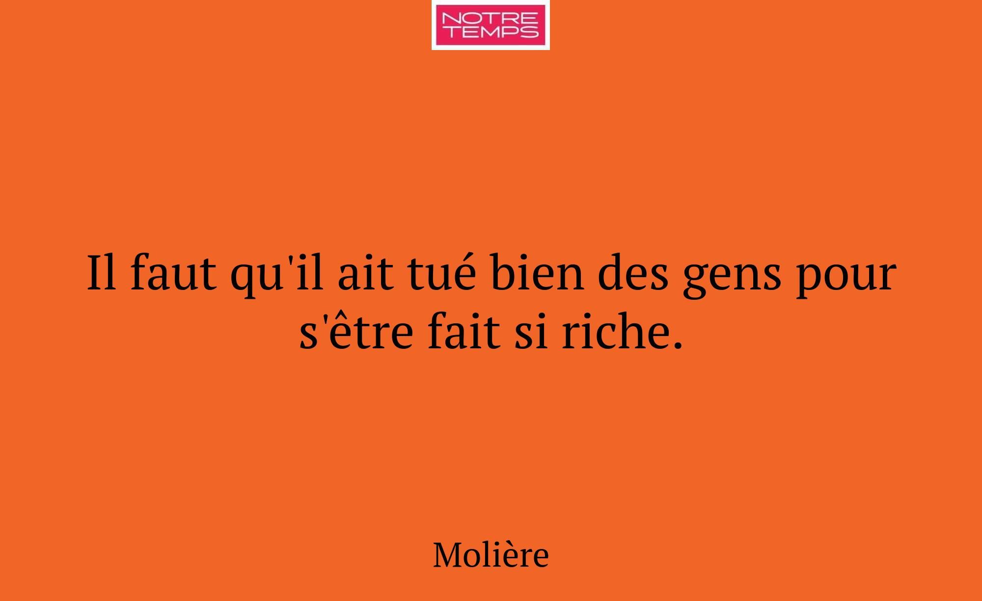 Il faut qu'il ait tué bien des gens pour s'être fa...