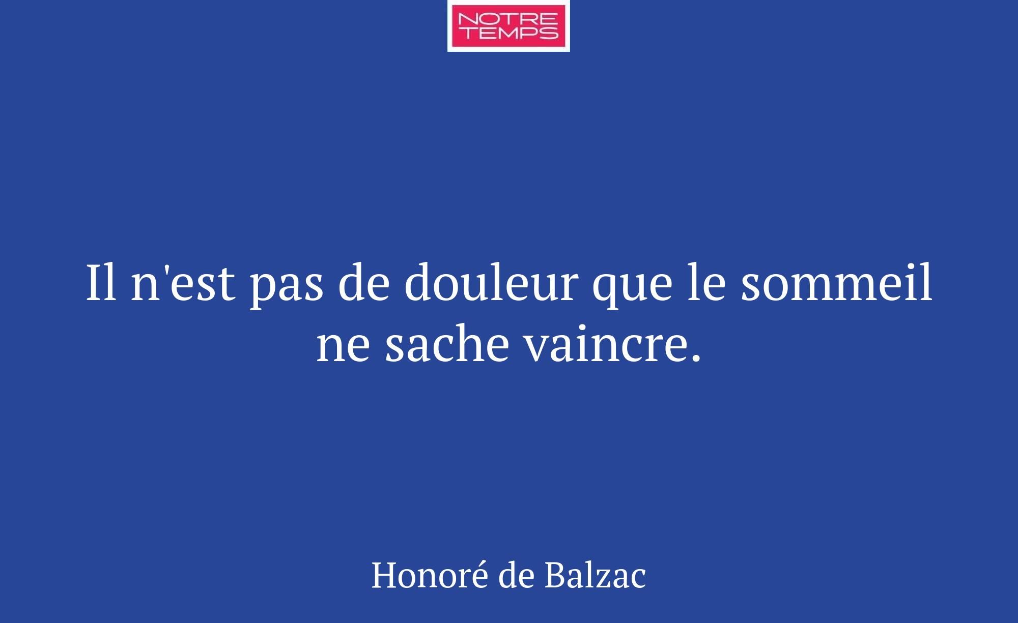 Il n'est pas de douleur que le sommeil ne sache va...