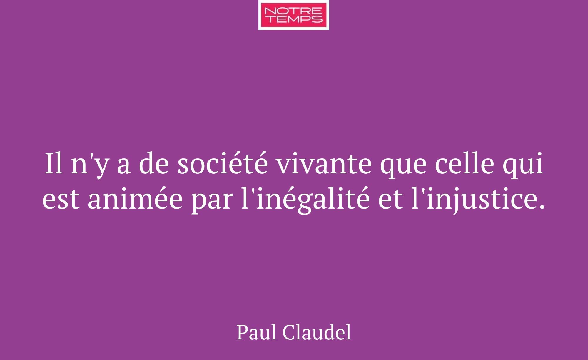Il n'y a de société vivante que celle qui est anim...