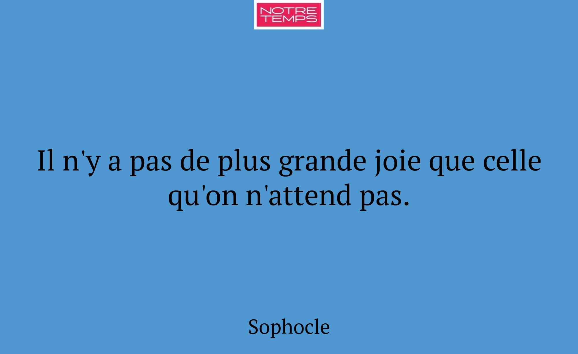 Il n'y a pas de plus grande joie que celle qu'on n...