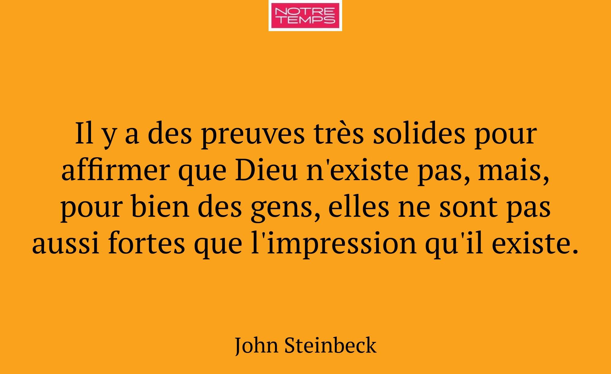 Il y a des preuves très solides pour affirmer que...