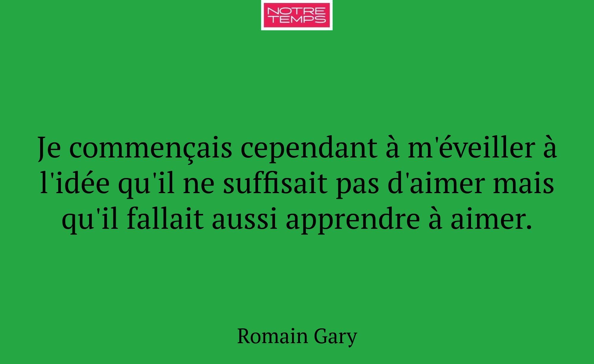 Je commençais cependant à m'éveiller à l'idée qu'i...