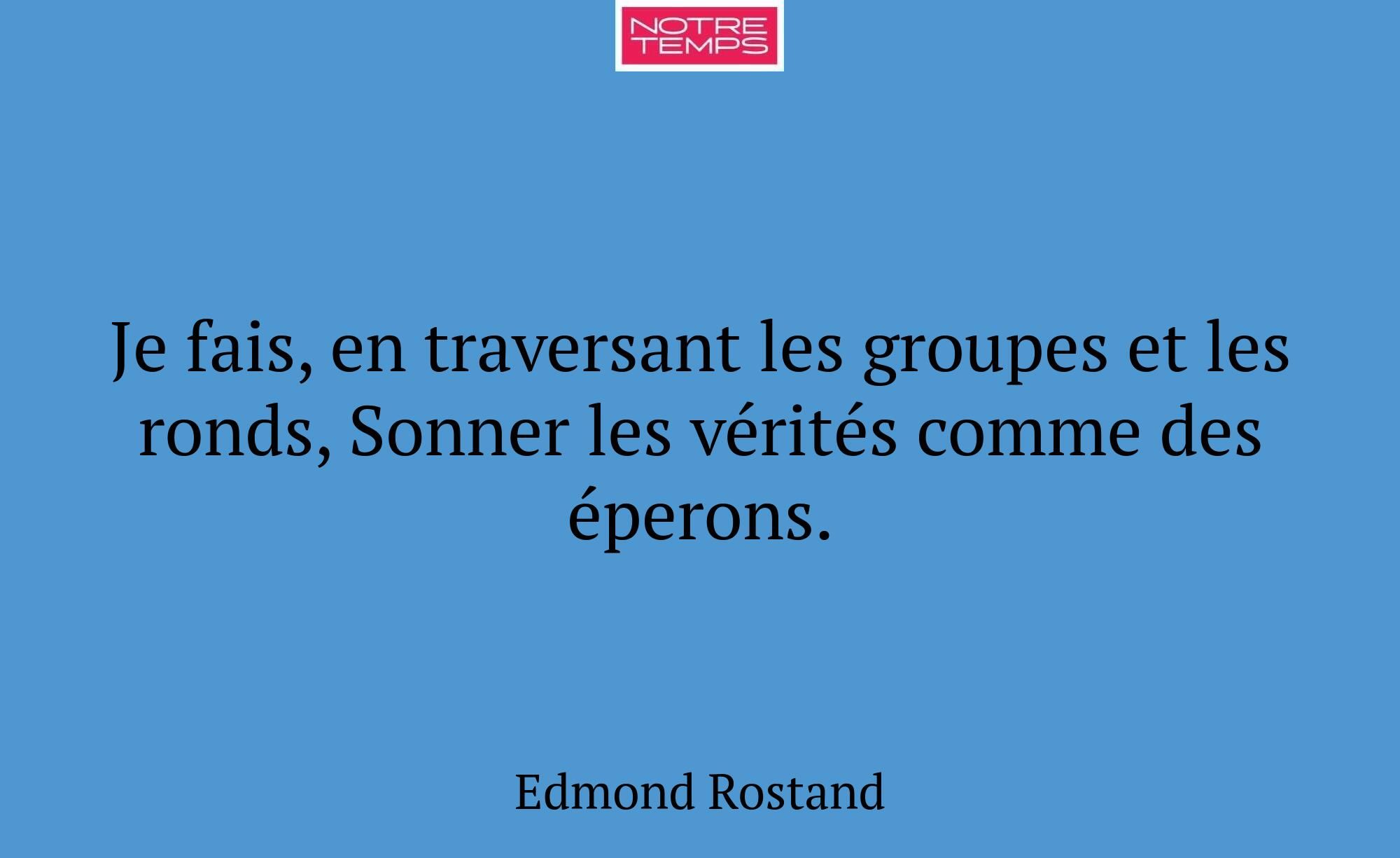 Je fais, en traversant les groupes et les ronds, S...