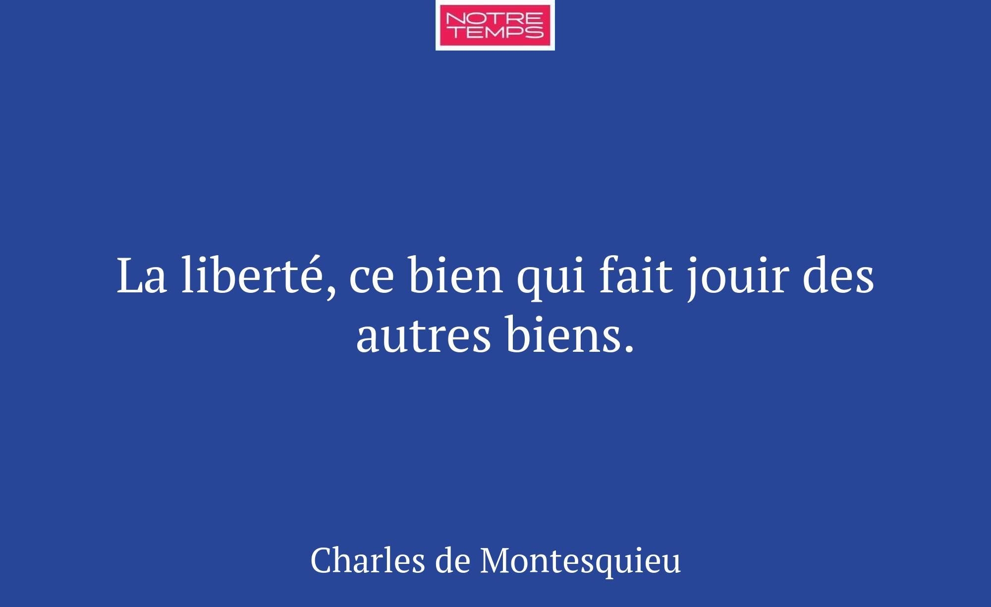 La liberté, ce bien qui fait jouir des autres bien...