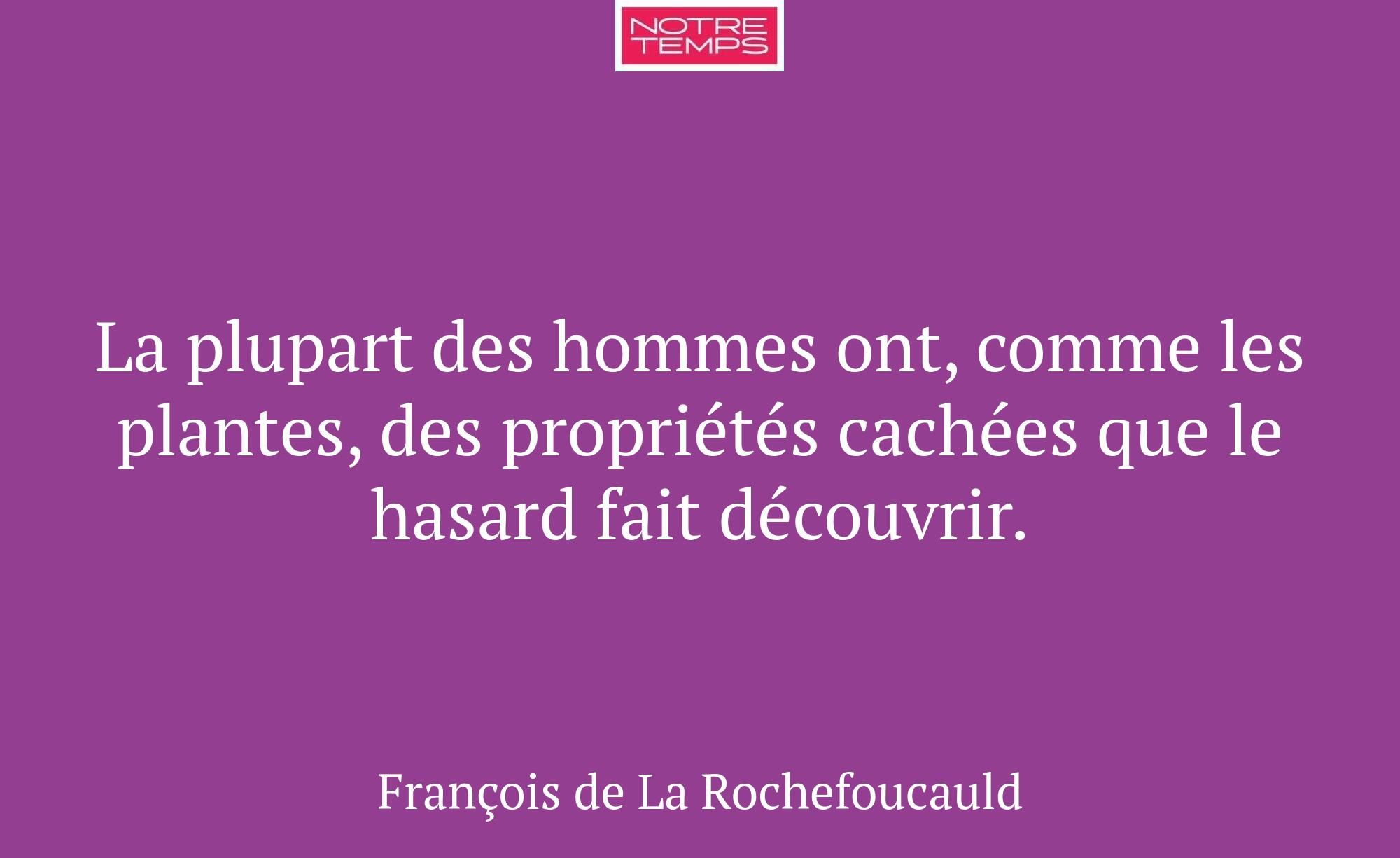 La plupart des hommes ont, comme les plantes, des...