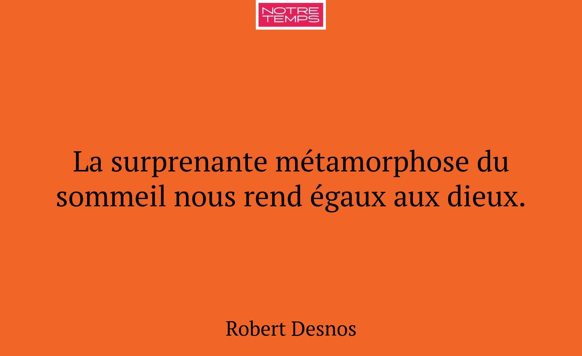 La surprenante métamorphose du sommeil nous rend é...