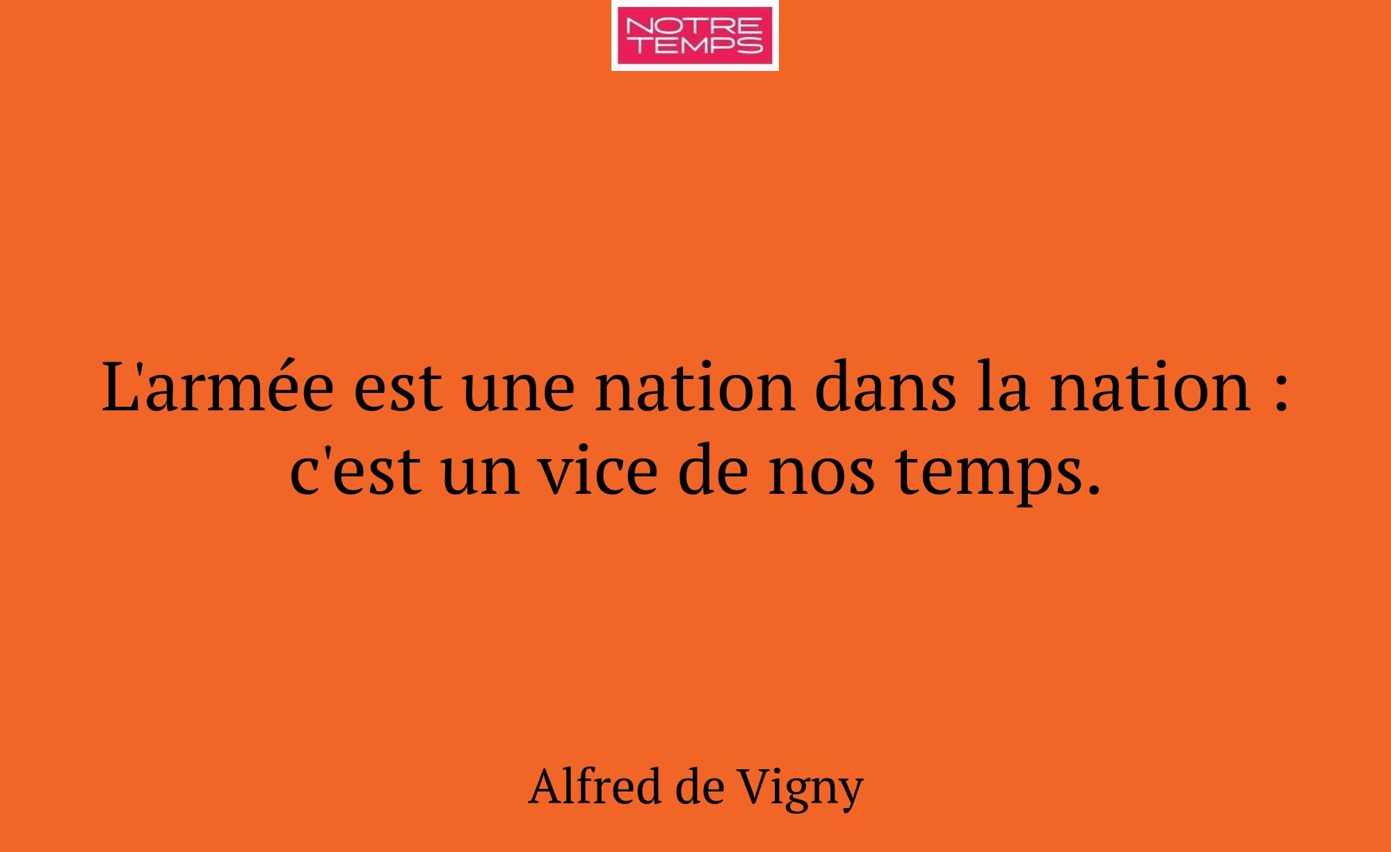 L'armée est une nation dans la nation : c'est un v...