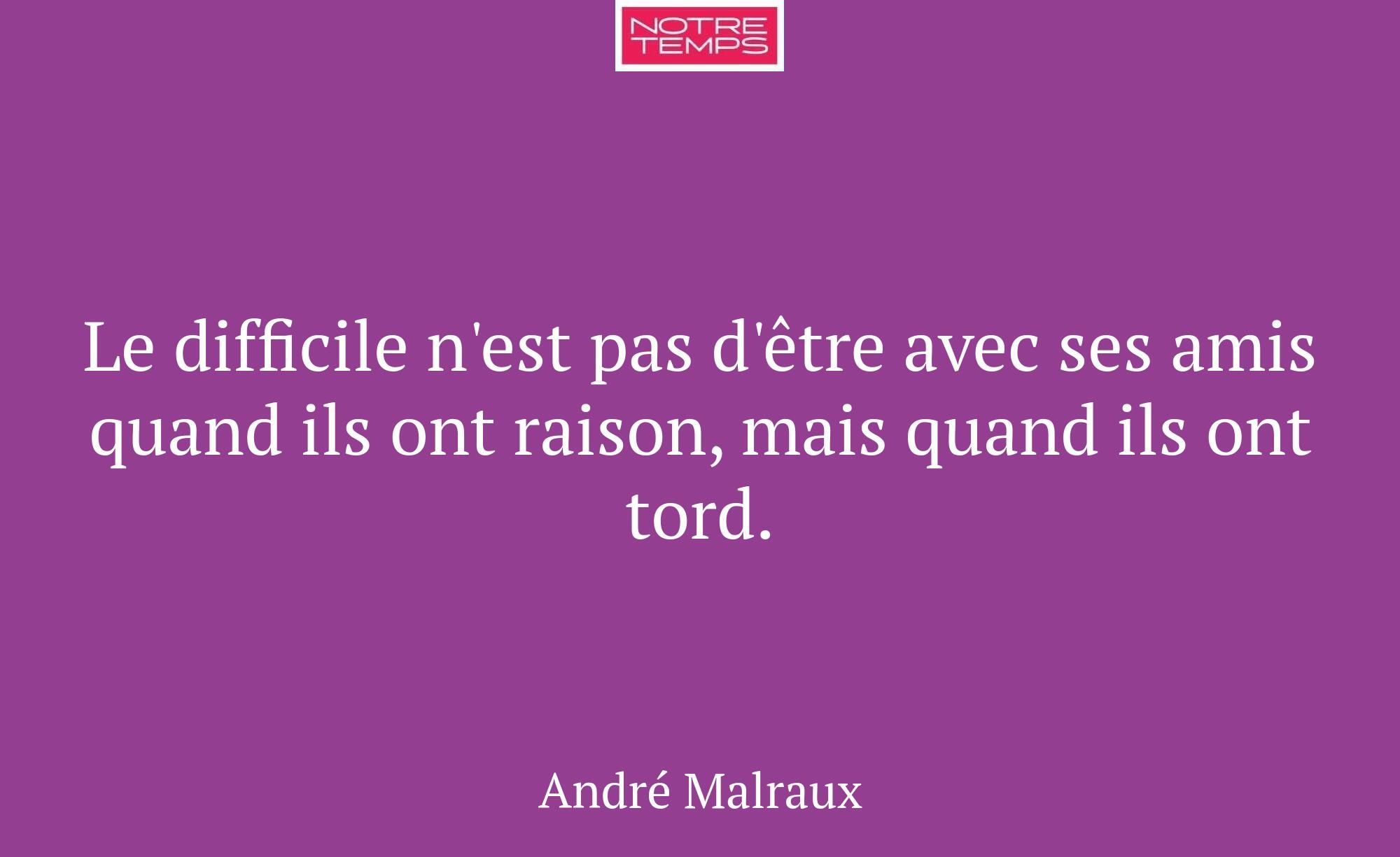 Le difficile n'est pas d'être avec ses amis quand...