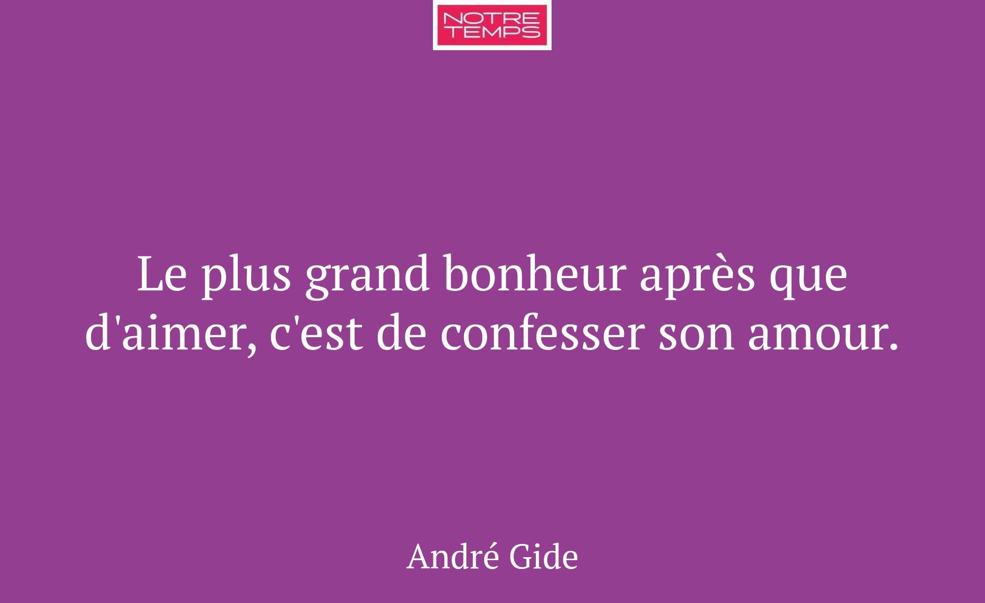 Le plus grand bonheur après que d'aimer, c'est de...