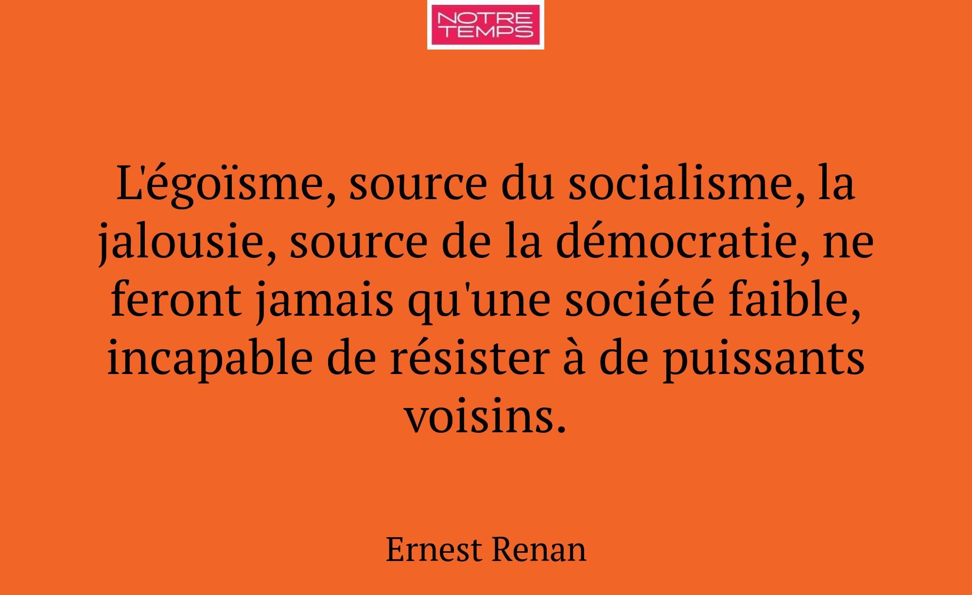 L'égoïsme, source du socialisme, la jalousie, sour...