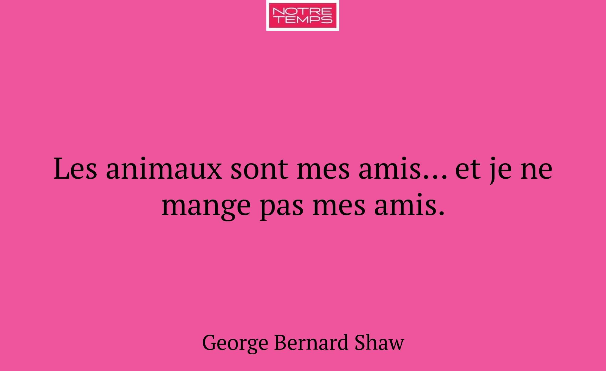 Les animaux sont mes amis... et je ne mange pas me...