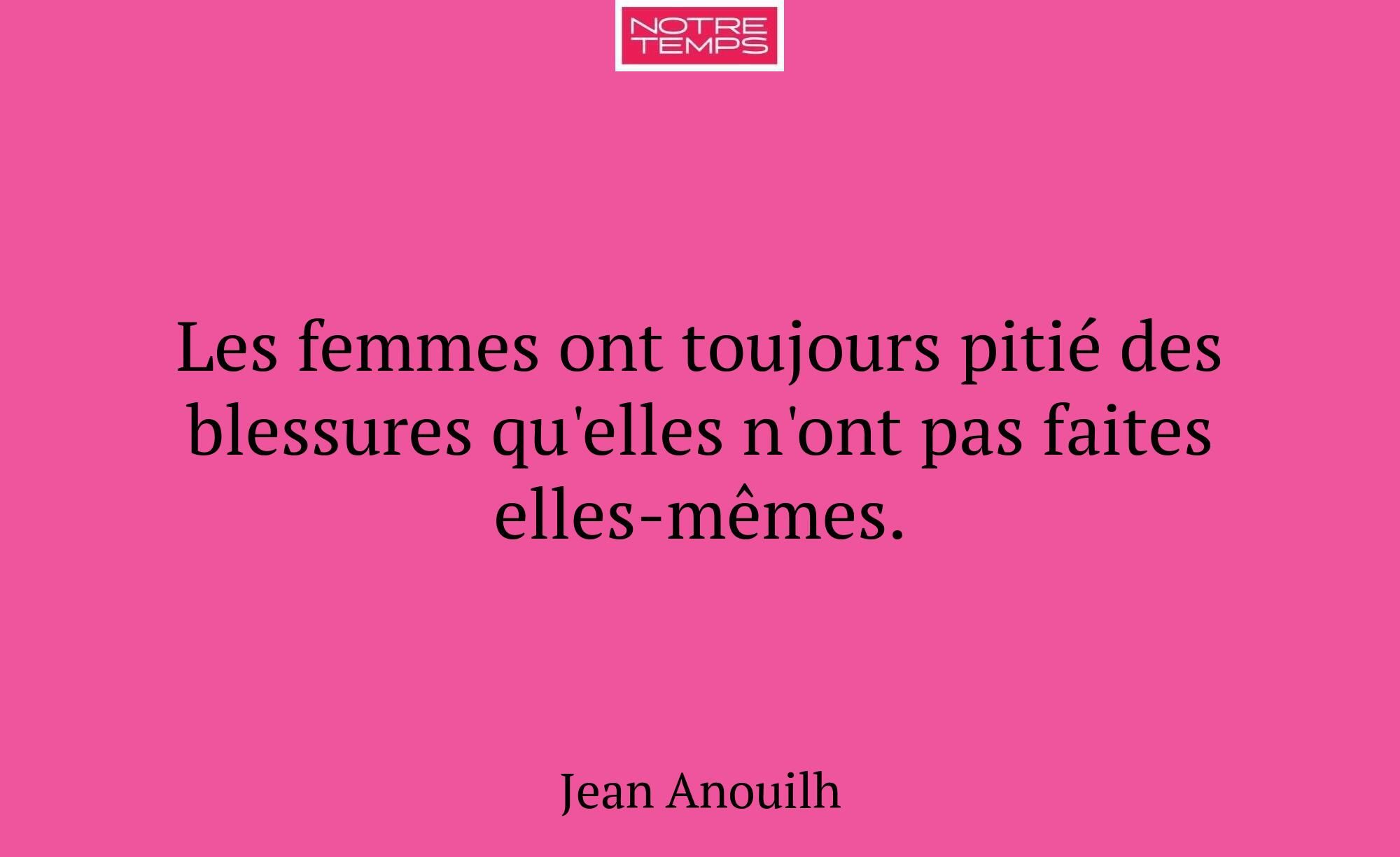 Les femmes ont toujours pitié des blessures qu'ell...
