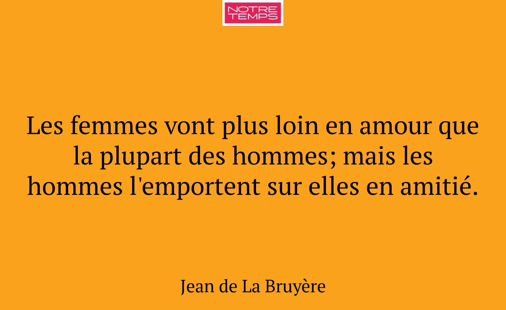 Les femmes vont plus loin en amour que la plupart...