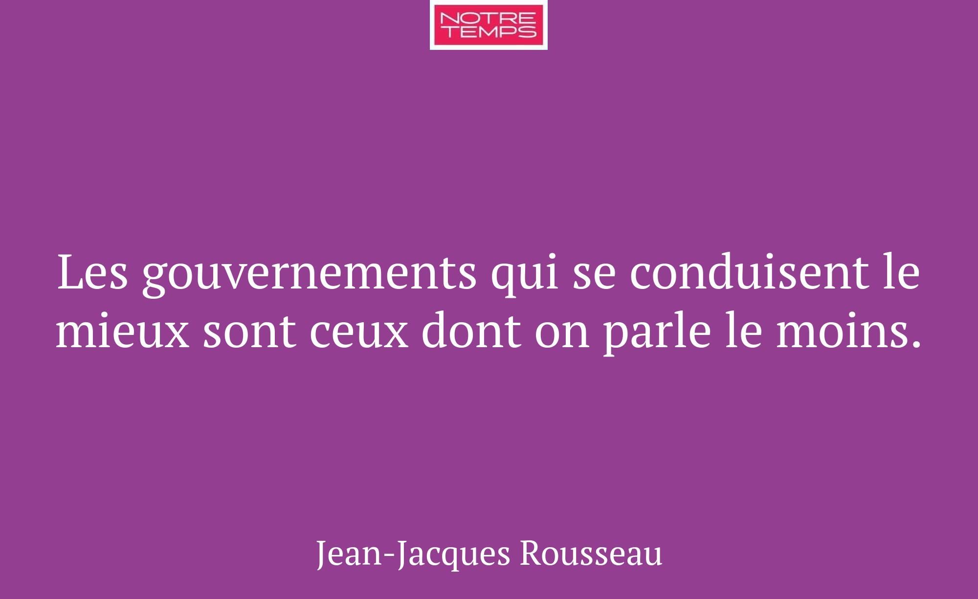 Les gouvernements qui se conduisent le mieux sont...
