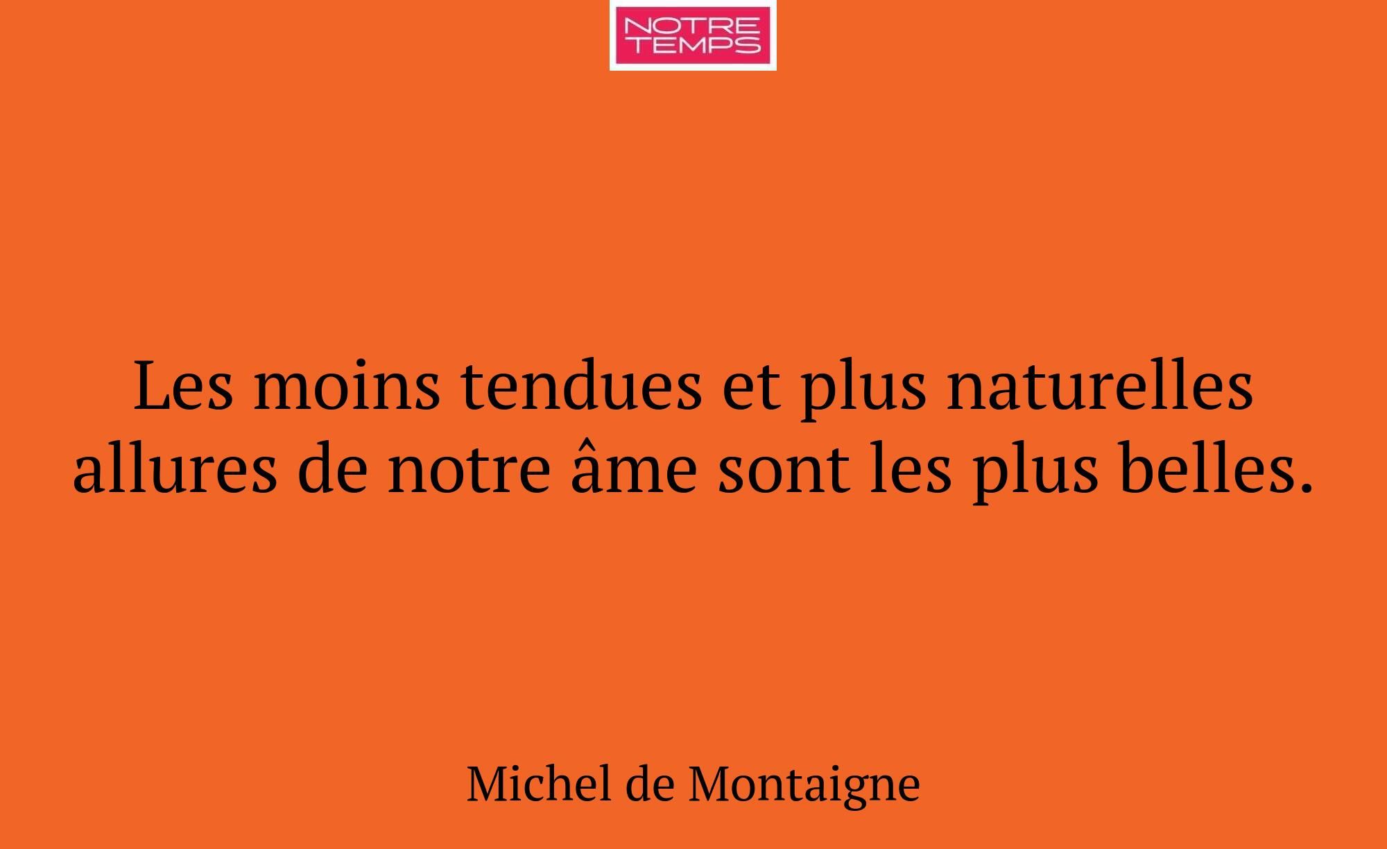 Les moins tendues et plus naturelles allures de no...