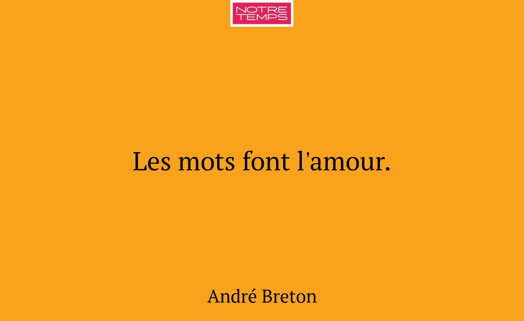 Les mots font l'amour.